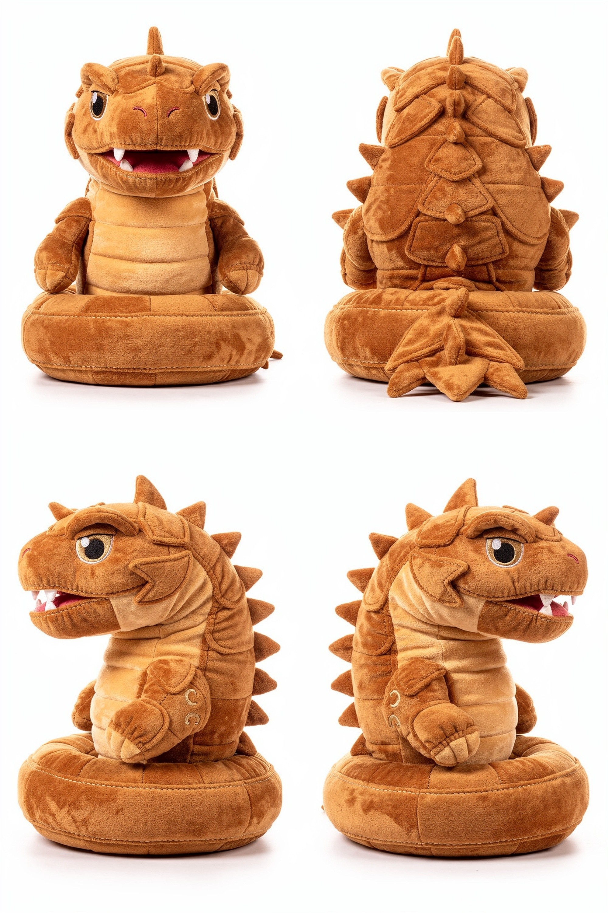 Abyssal Leviathan 1 - Adorable plush monster illustration