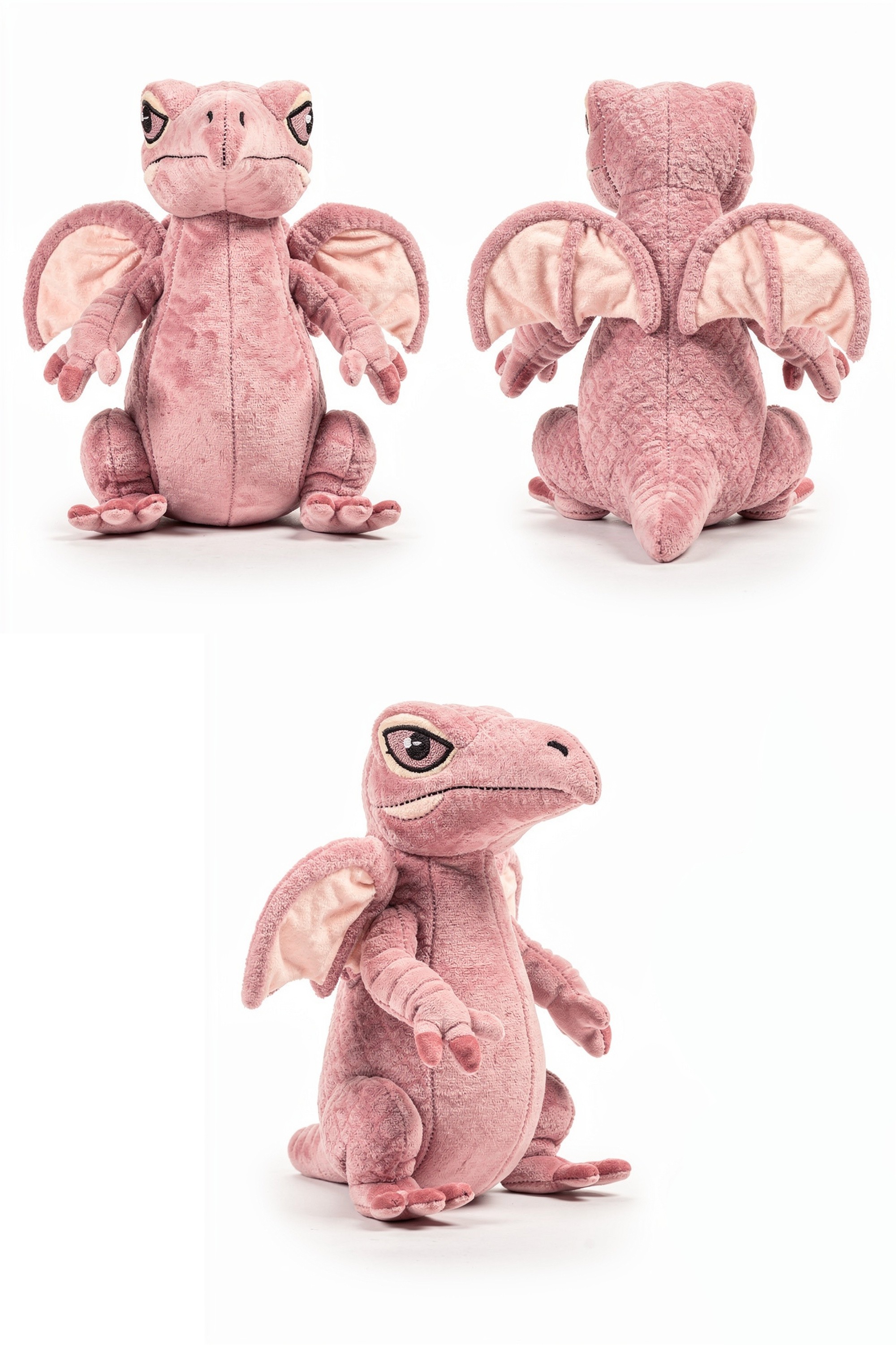 Adhesion Wyrm - Adorable plush monster illustration