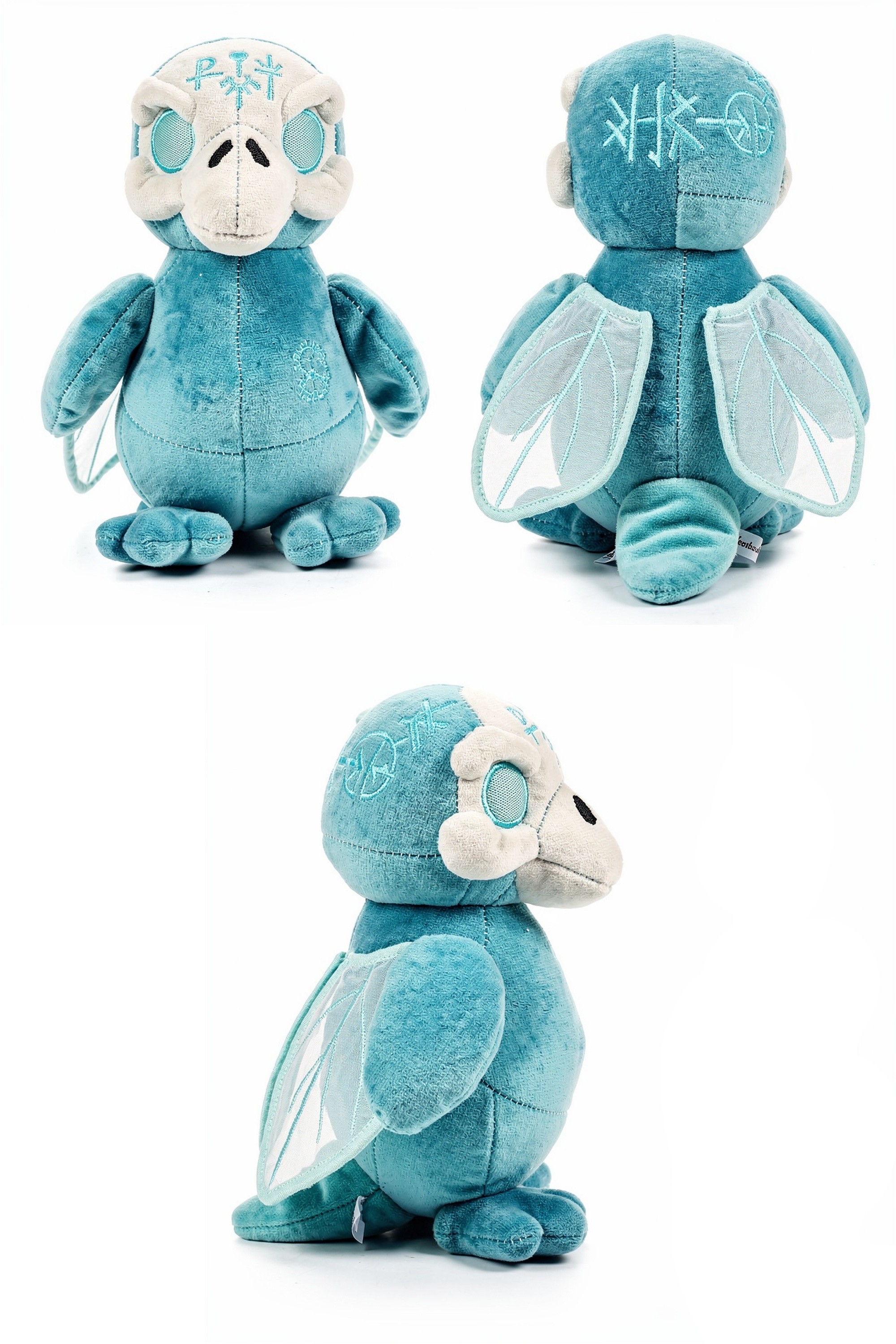 Aethermaw Wraith - Adorable plush monster illustration