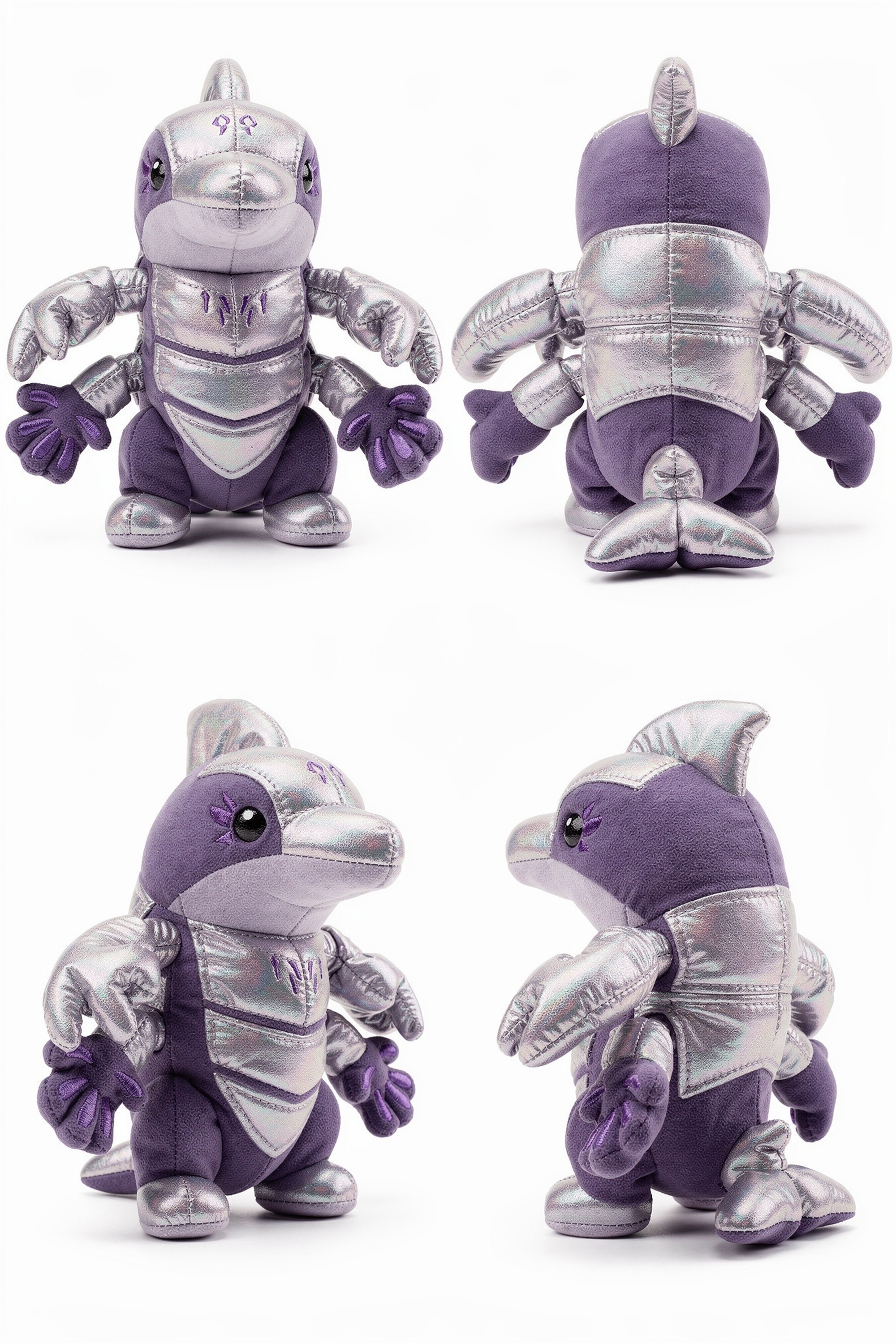 Argentum Flustra - Adorable plush monster illustration