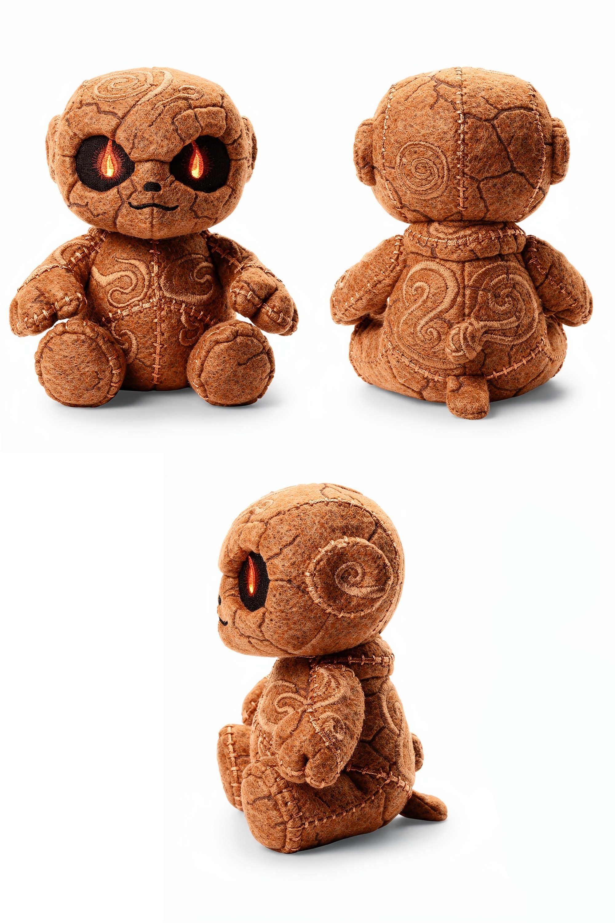 Ashbound Sentinel - Adorable plush monster illustration