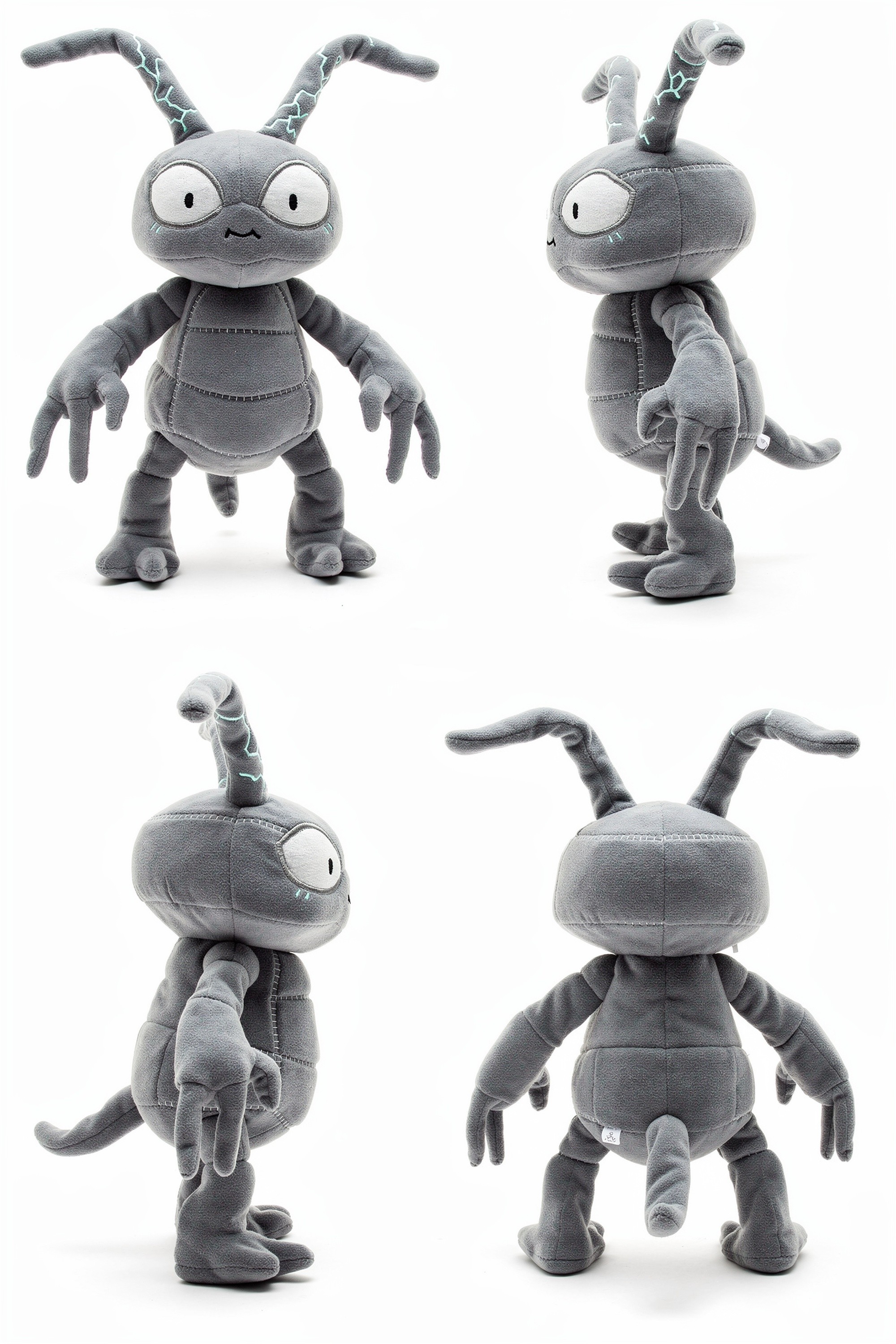 Ashen Revenant - Adorable plush monster illustration