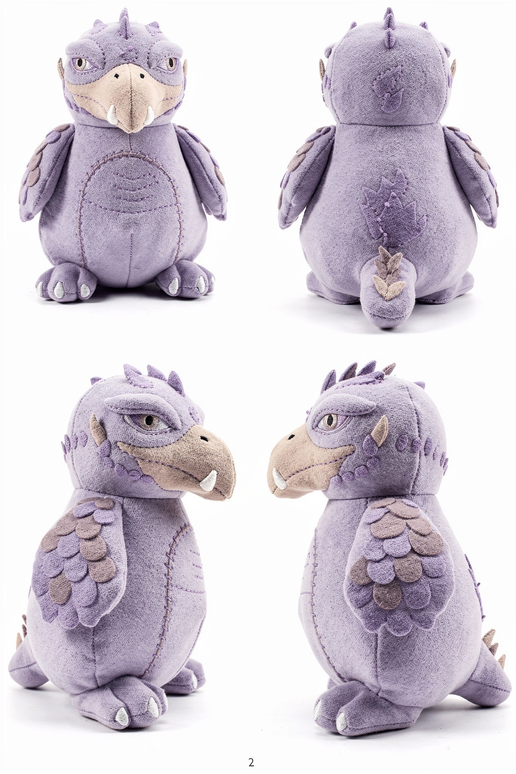 Ashenbeak - Adorable plush monster illustration