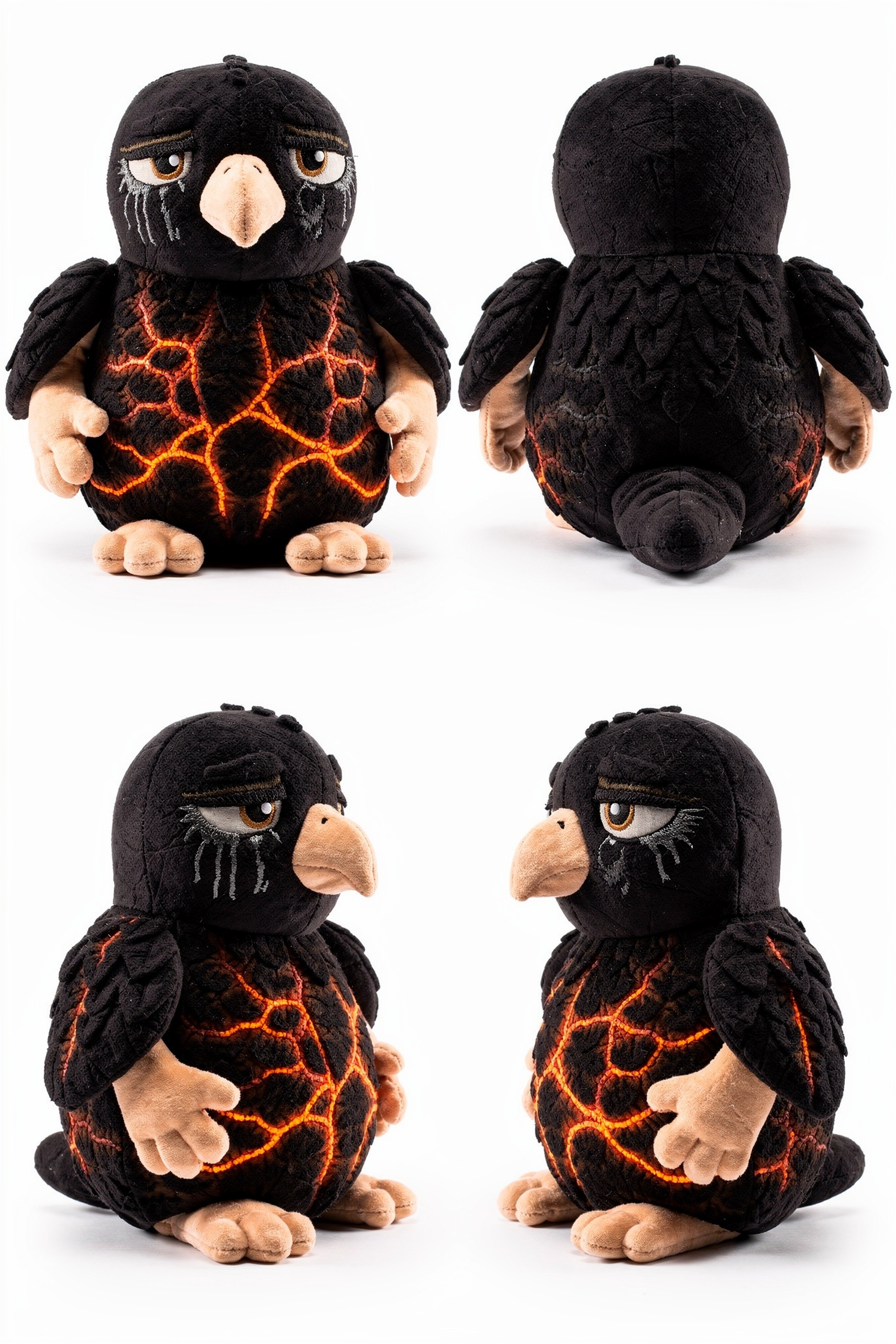 Ashfall Mourner - Adorable plush monster illustration