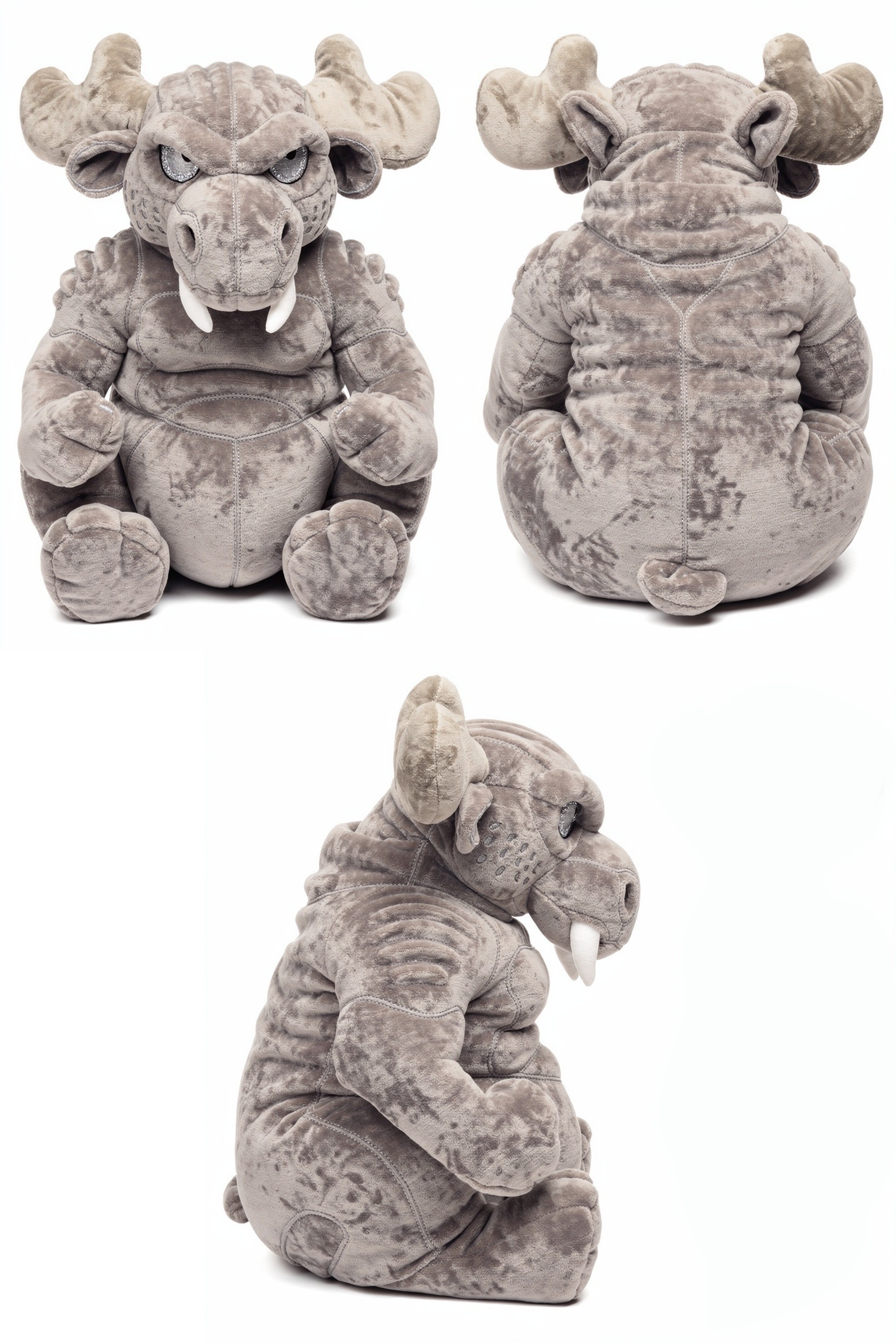 Ashveld Throngue - Adorable plush monster illustration