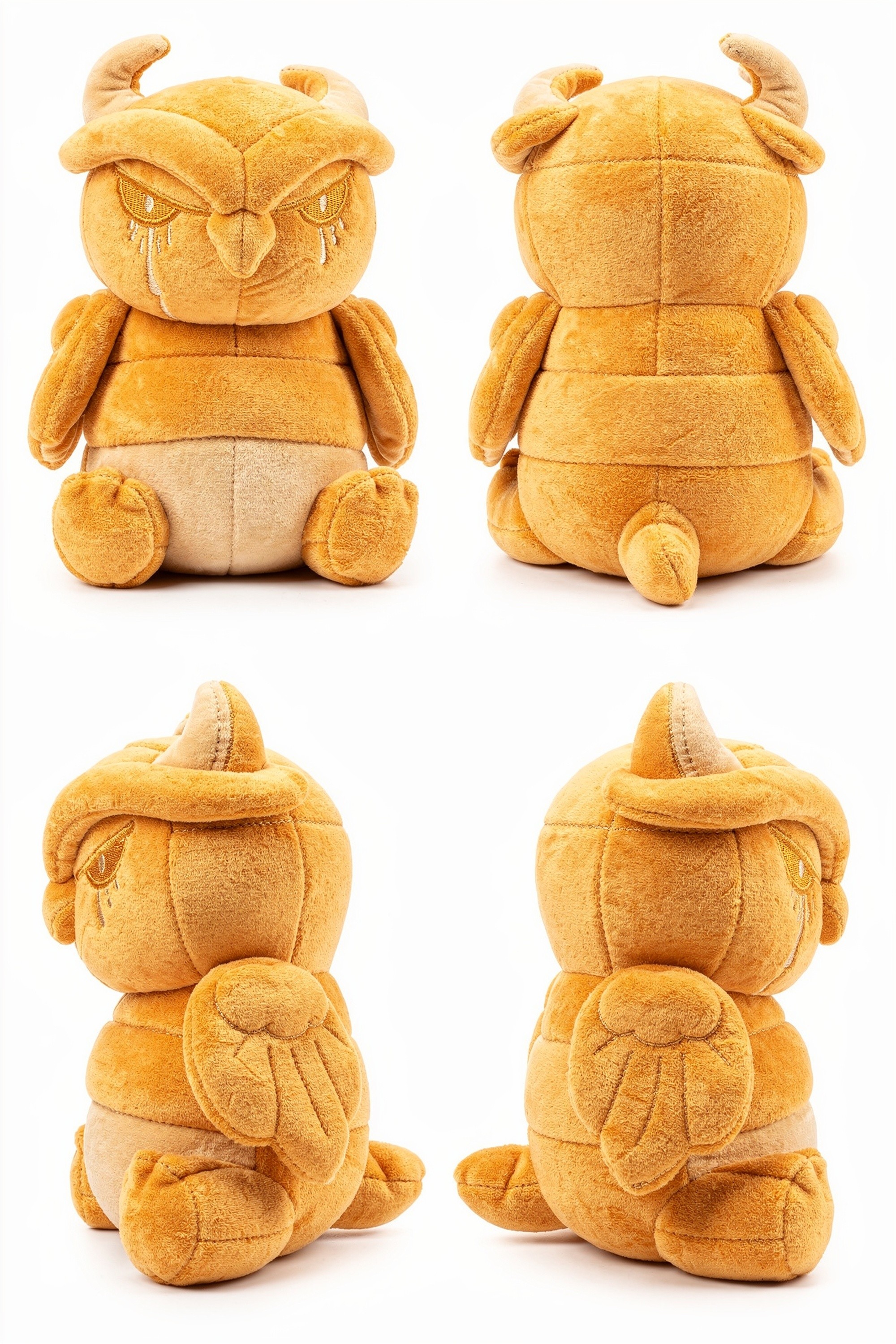 Barrow Owlmoth - Adorable plush monster illustration