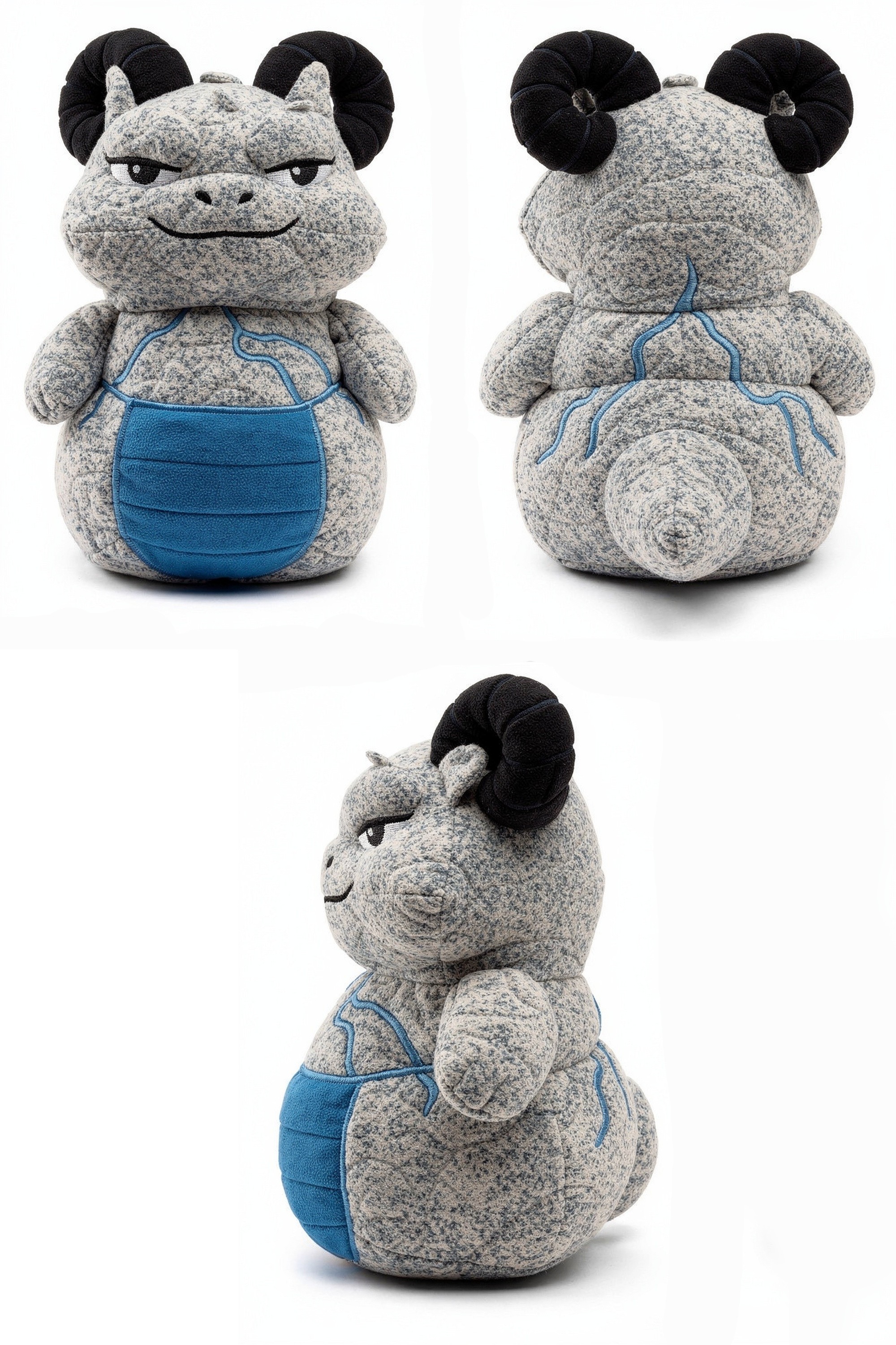 Basalt Bloomer - Adorable plush monster illustration