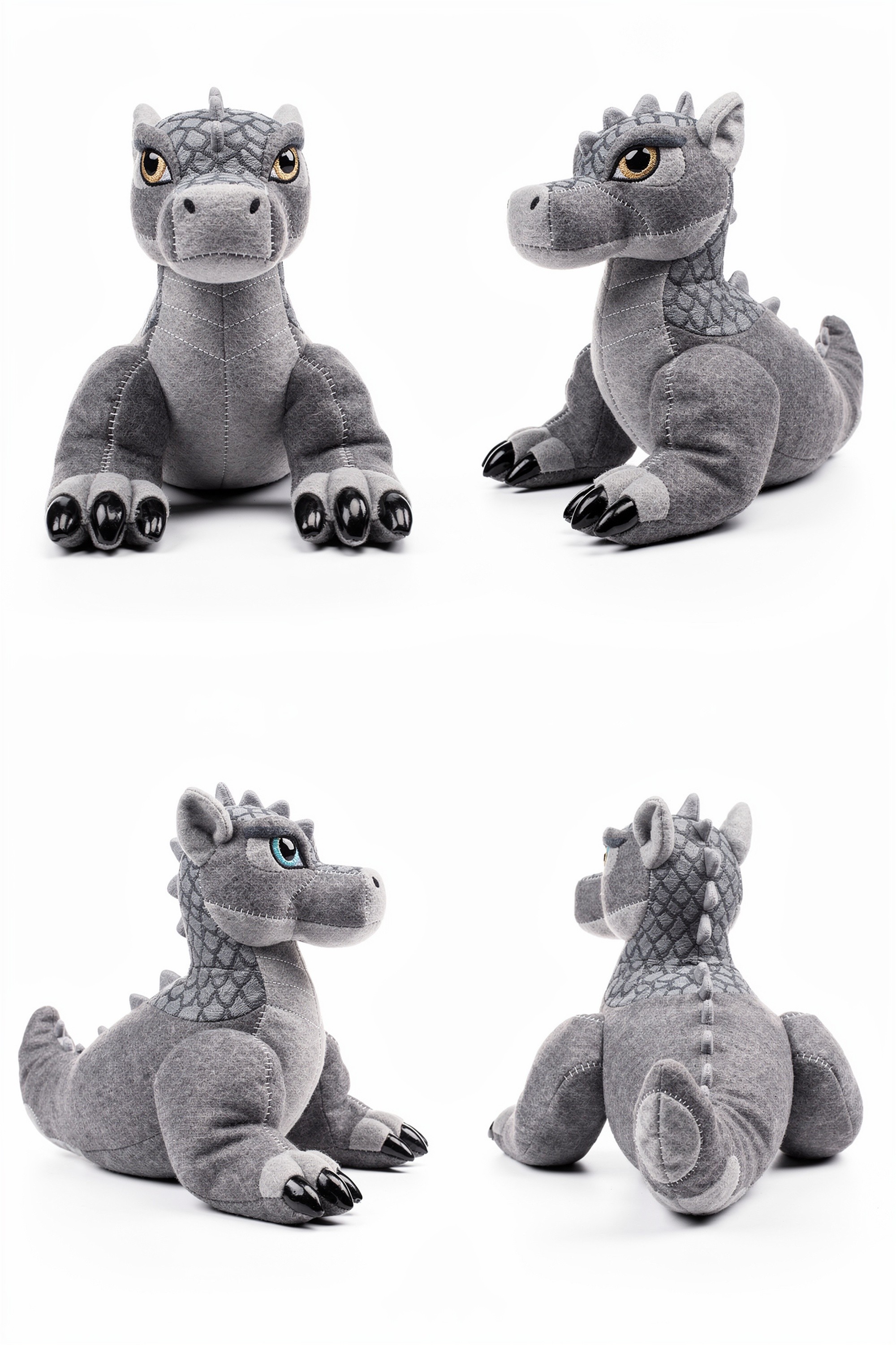 Basilisk Regent - Adorable plush monster illustration