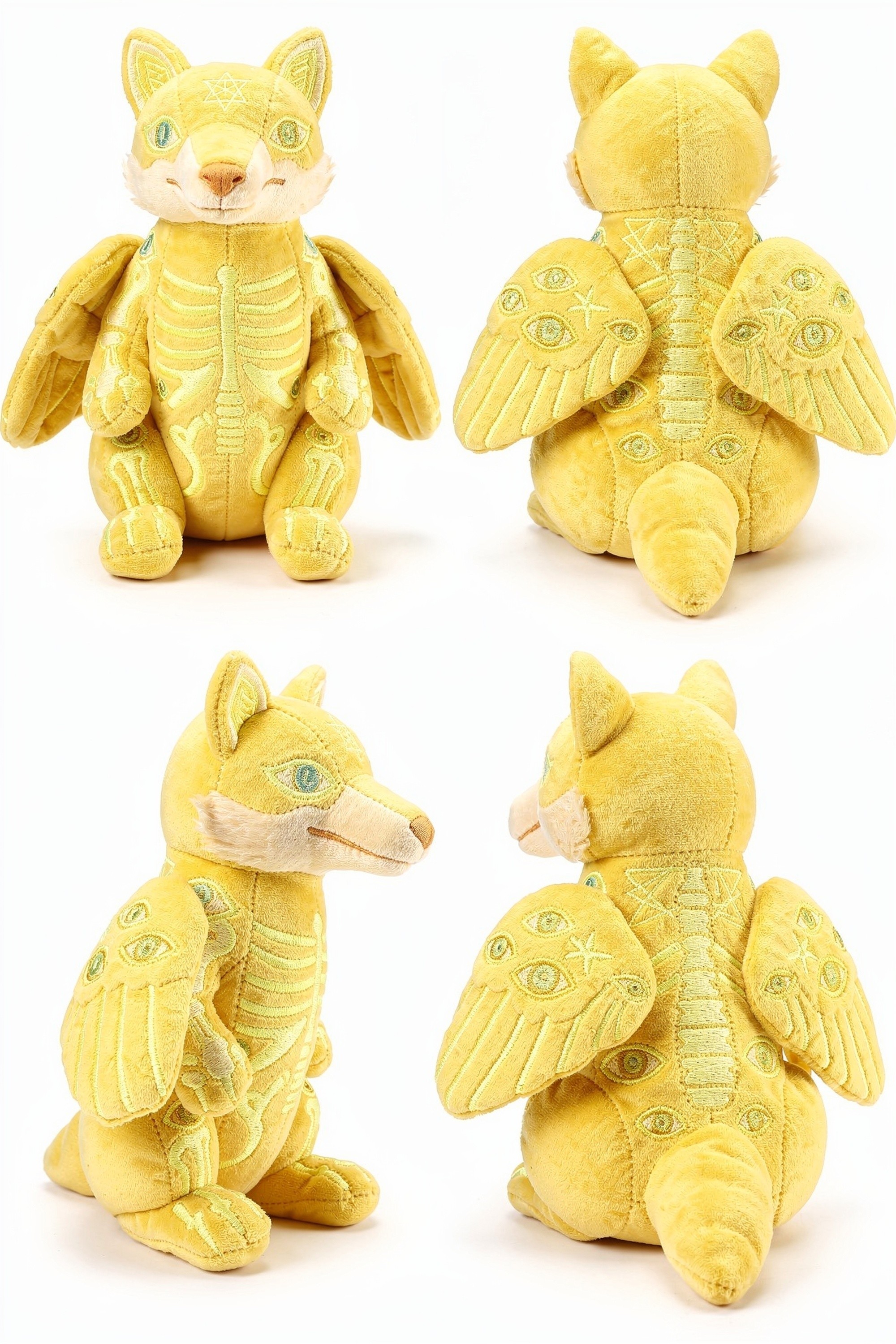 Blessed Ravenwolf - Adorable plush monster illustration