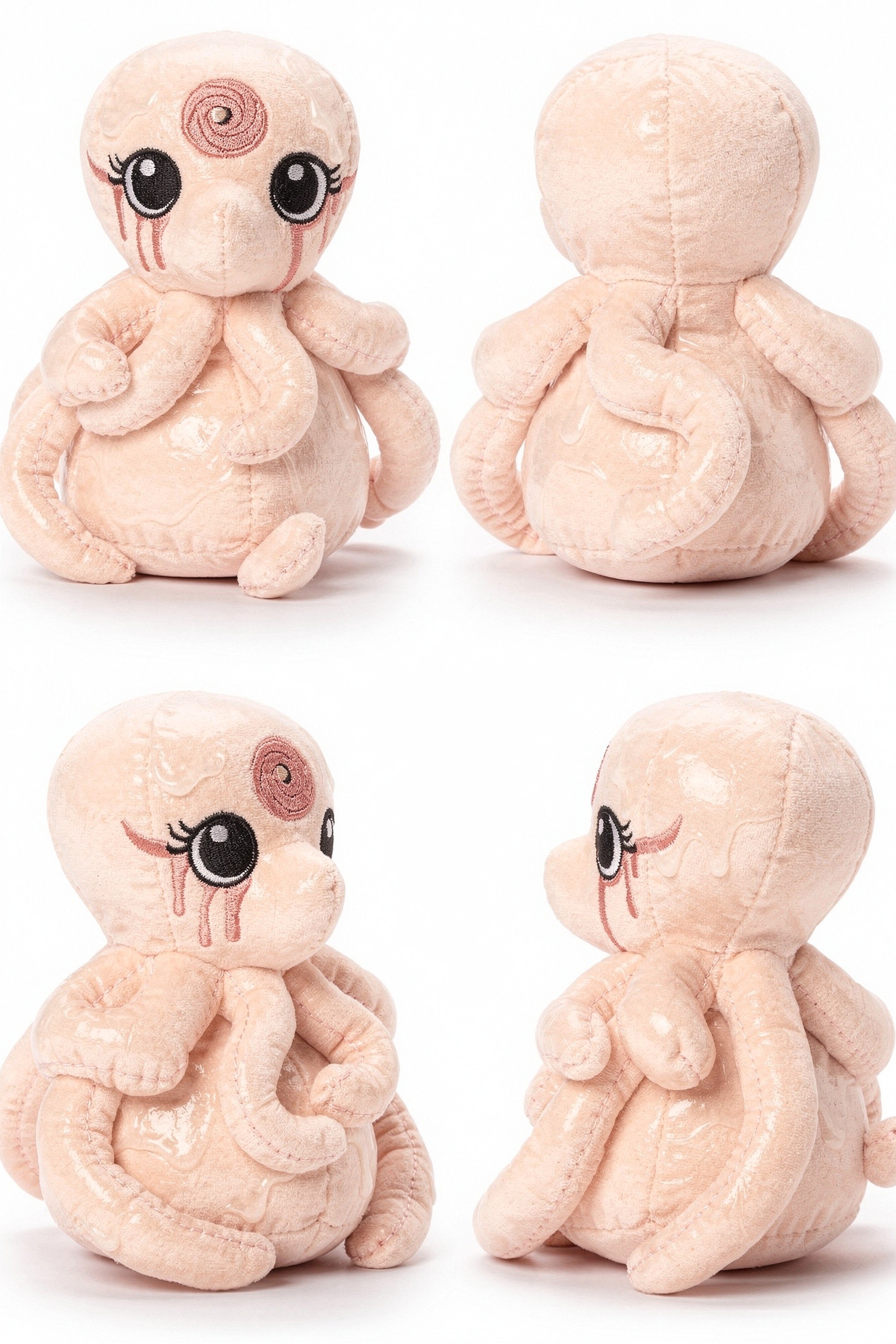 Blush Thrall - Adorable plush monster illustration