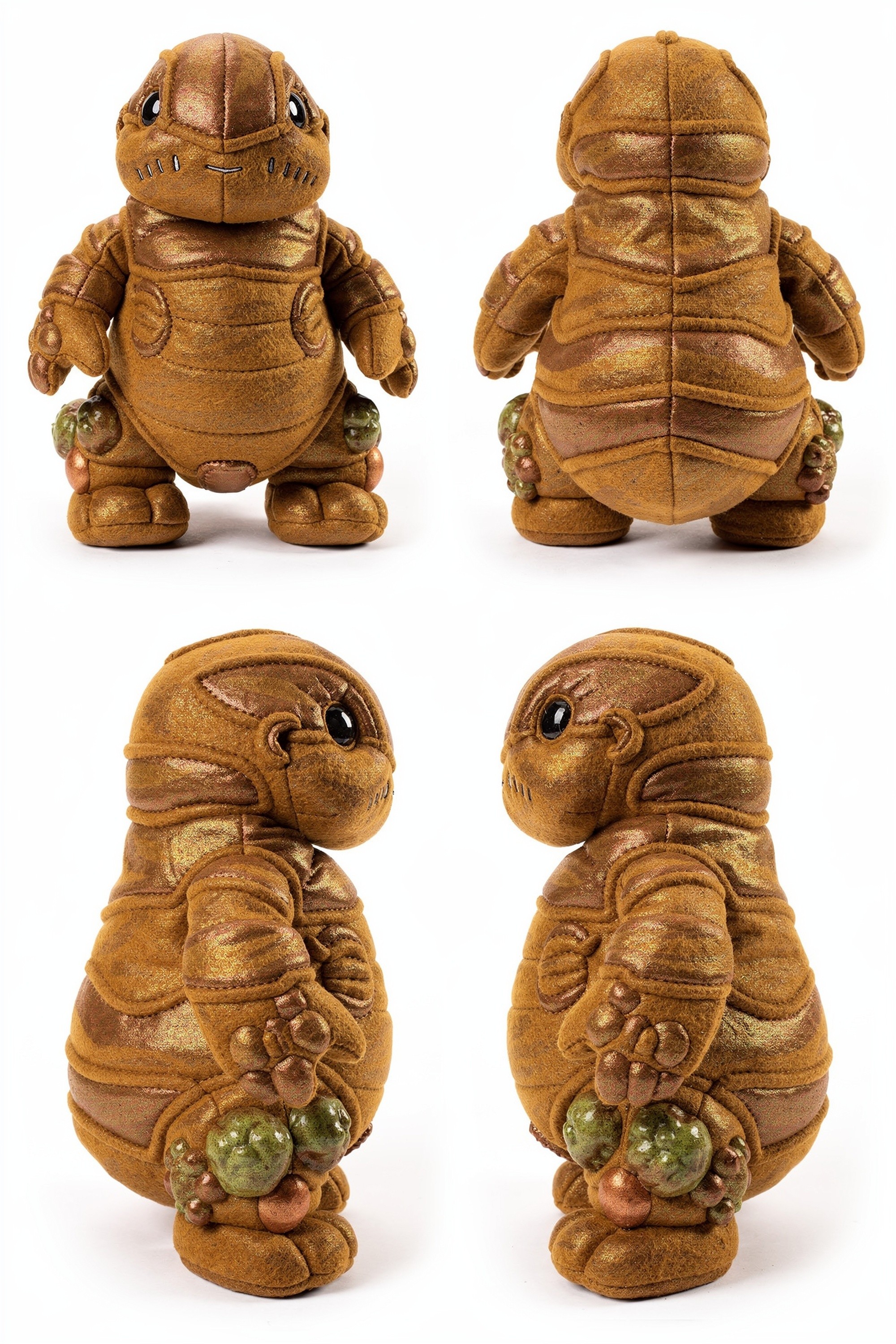 Carapace Bloom - Adorable plush monster illustration