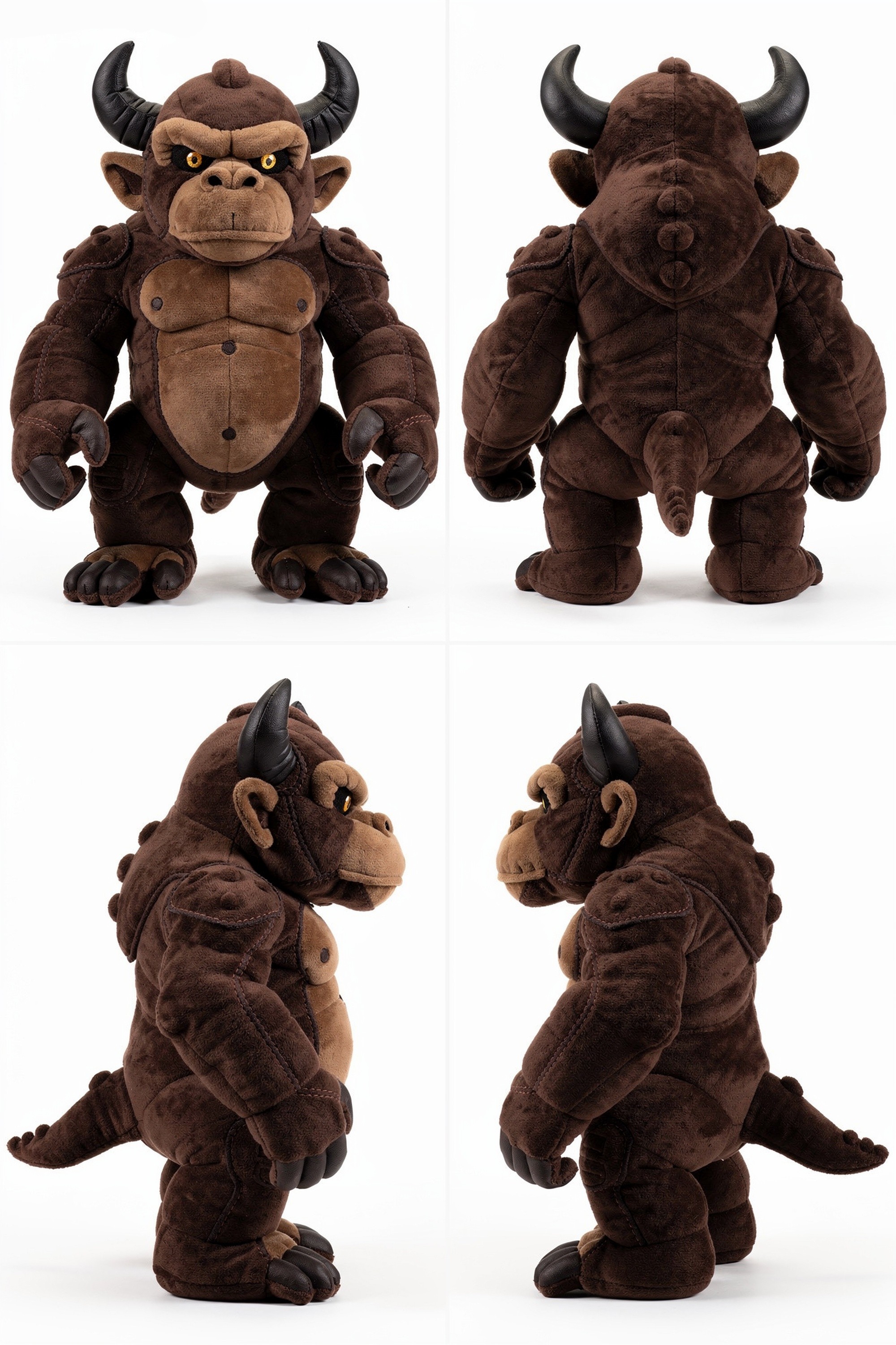 Carrion Knuckler - Adorable plush monster illustration