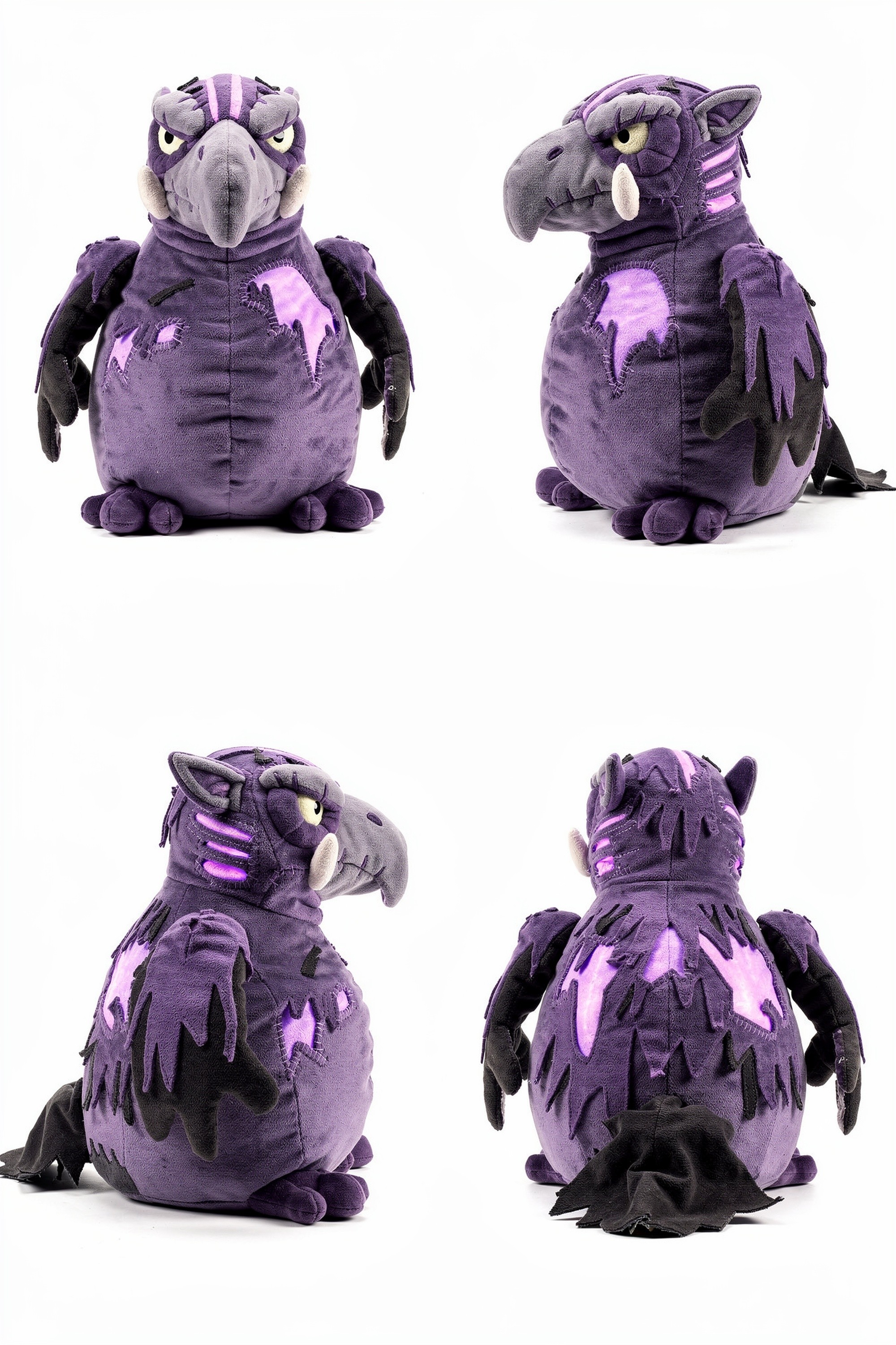 Carrion Thunderfoot - Adorable plush monster illustration