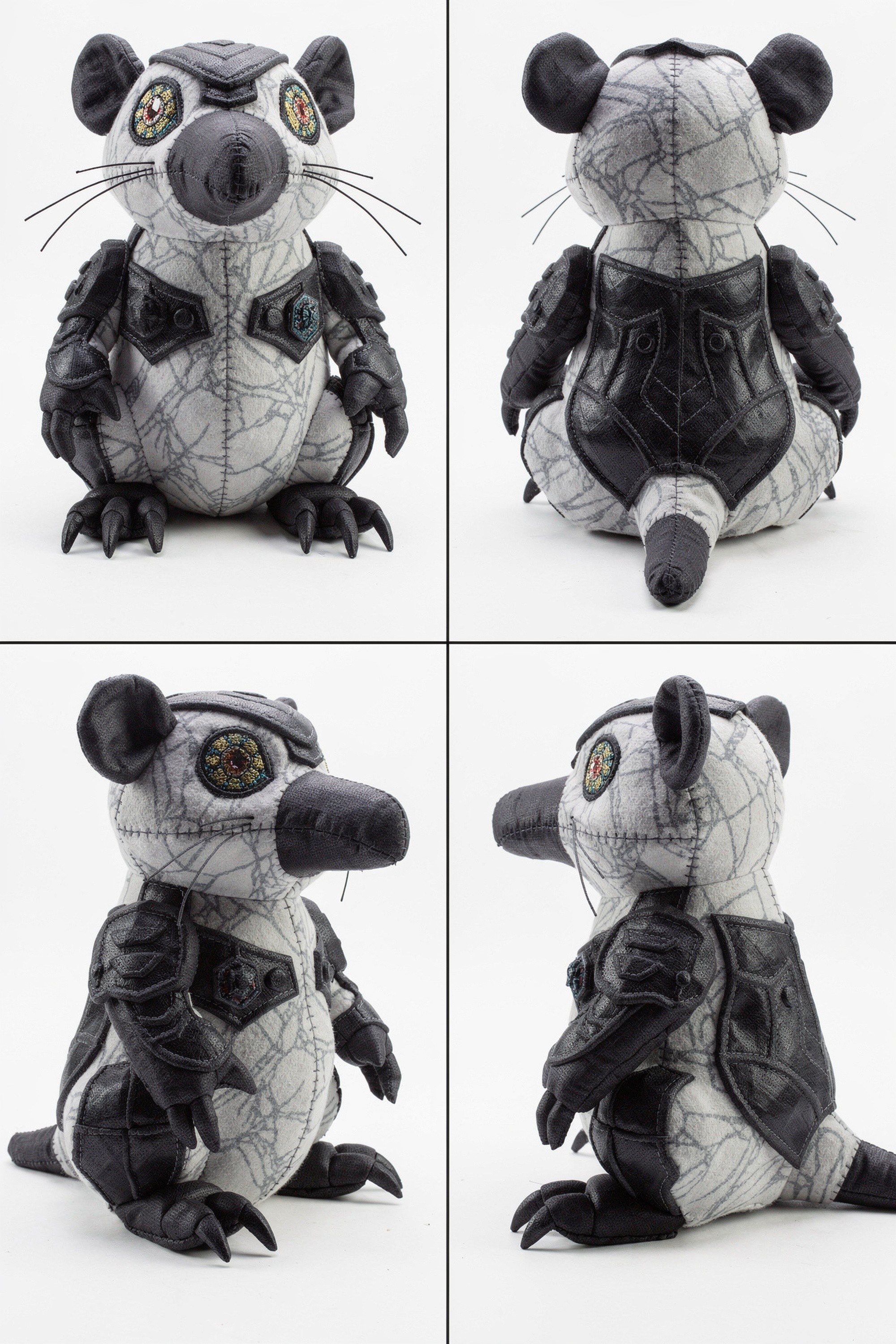Chitin Arbiter - Adorable plush monster illustration