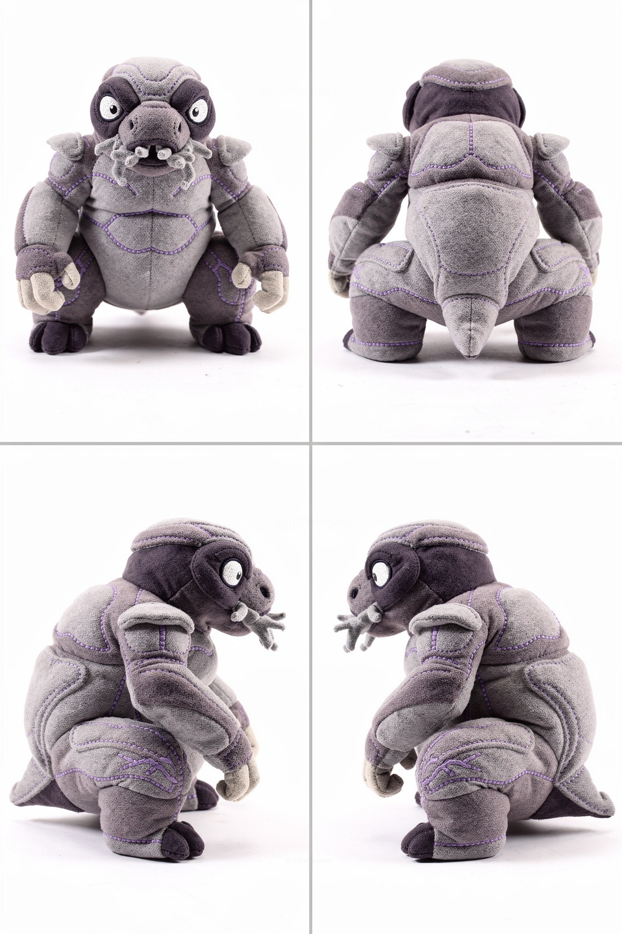 Chitin Gorger - Adorable plush monster illustration