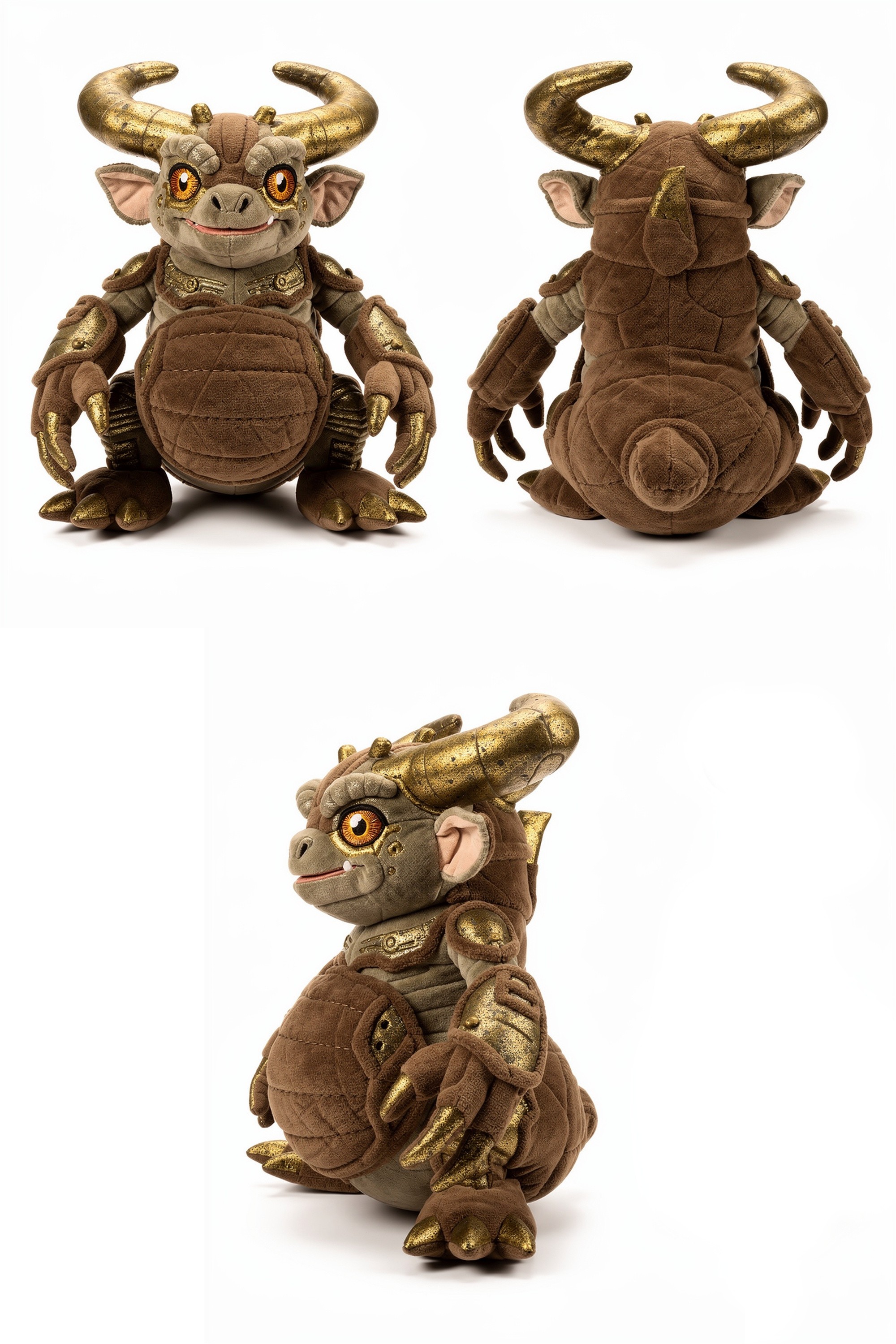 Chitin Sovereign - Adorable plush monster illustration