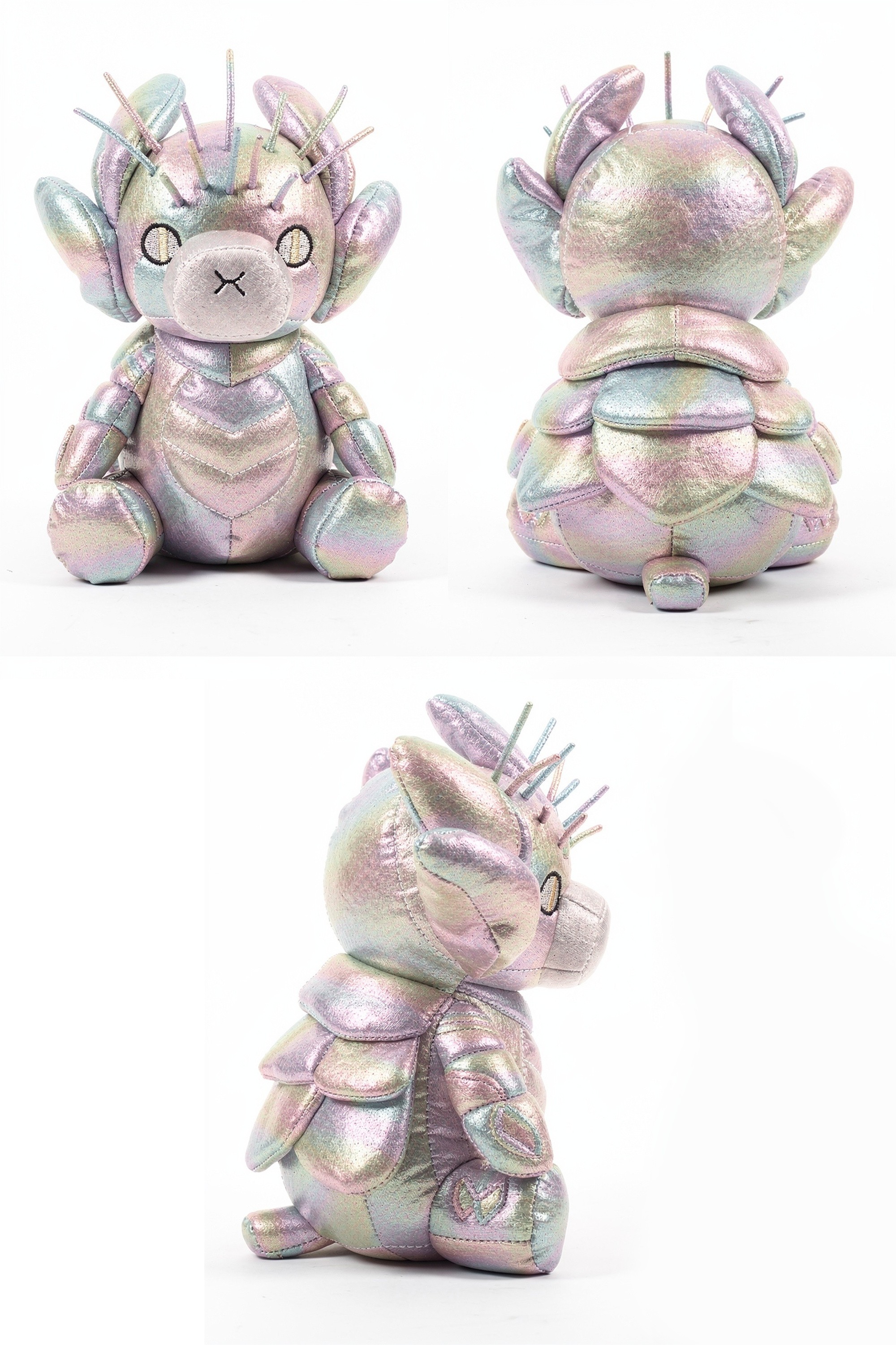 Chromatic Bloom - Adorable plush monster illustration