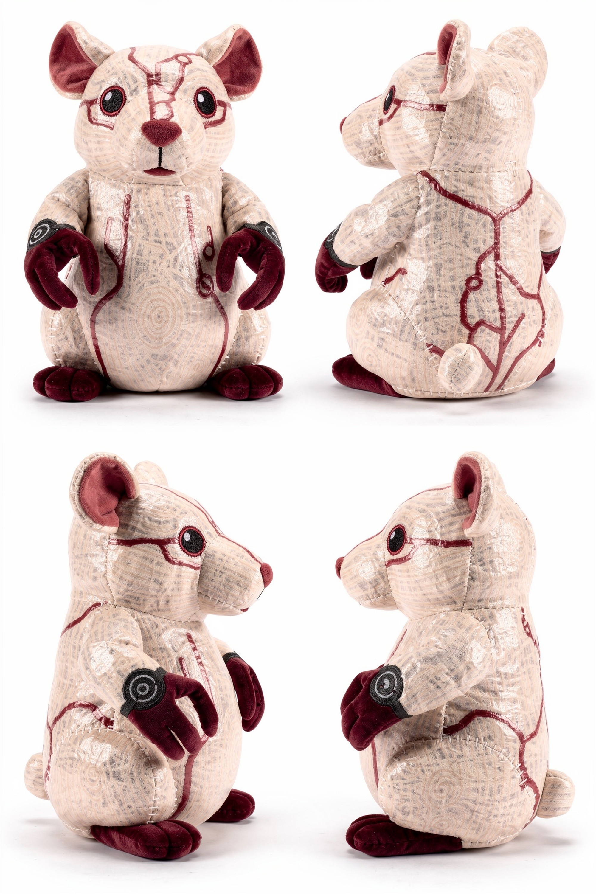 Clockwork Gnawer - Adorable plush monster illustration