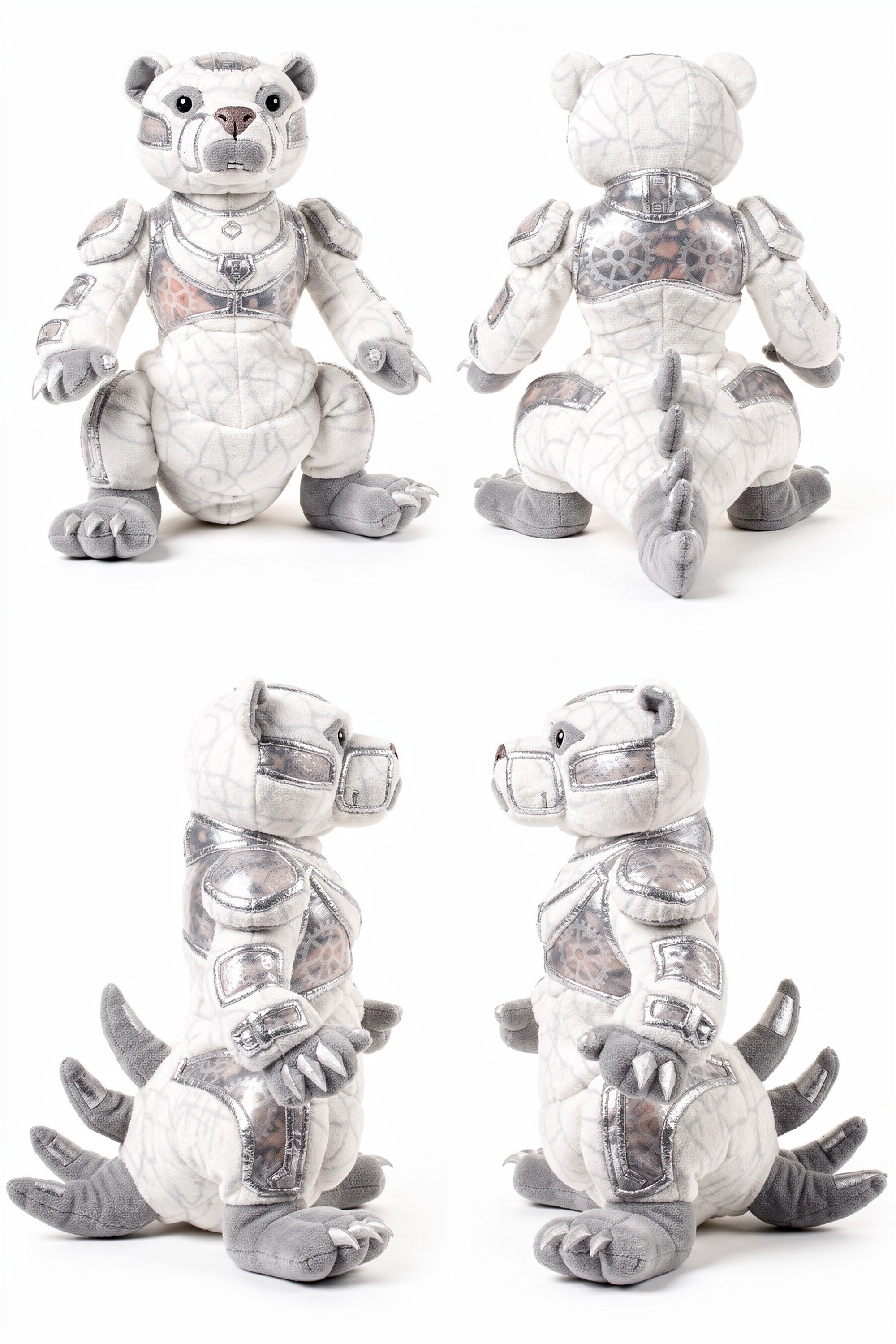 Coil Sentinel - Adorable plush monster illustration