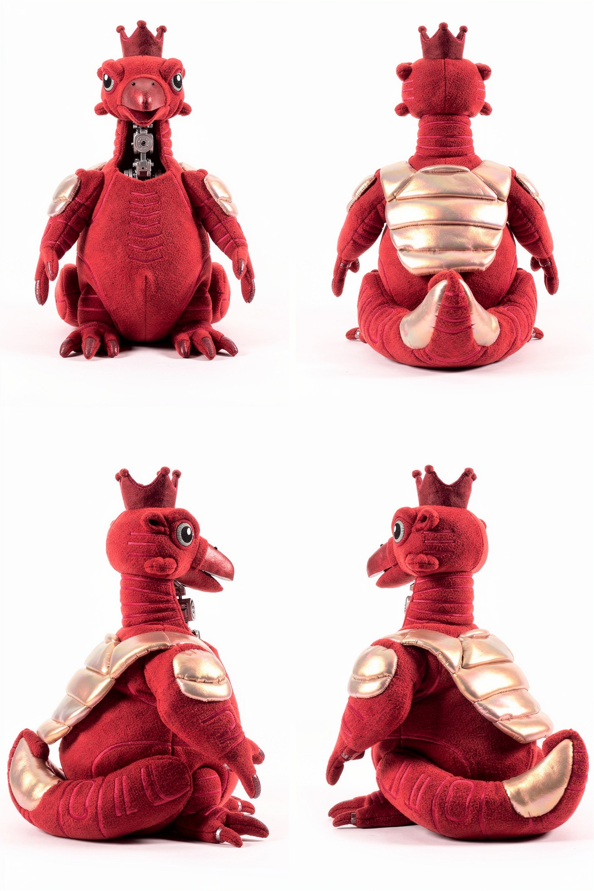 Crimson Apparatus - Adorable plush monster illustration