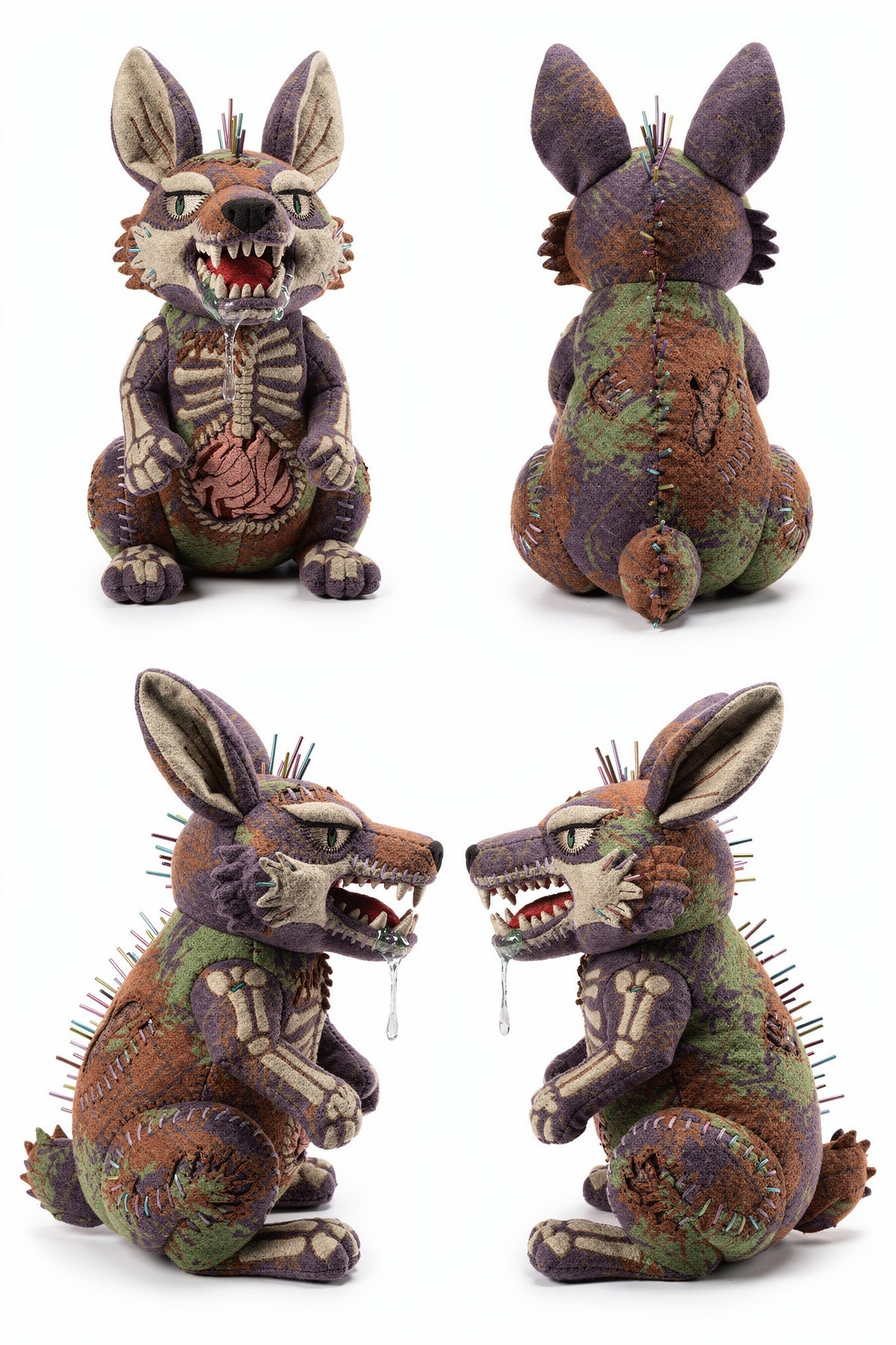 Decay Thrasher - Adorable plush monster illustration