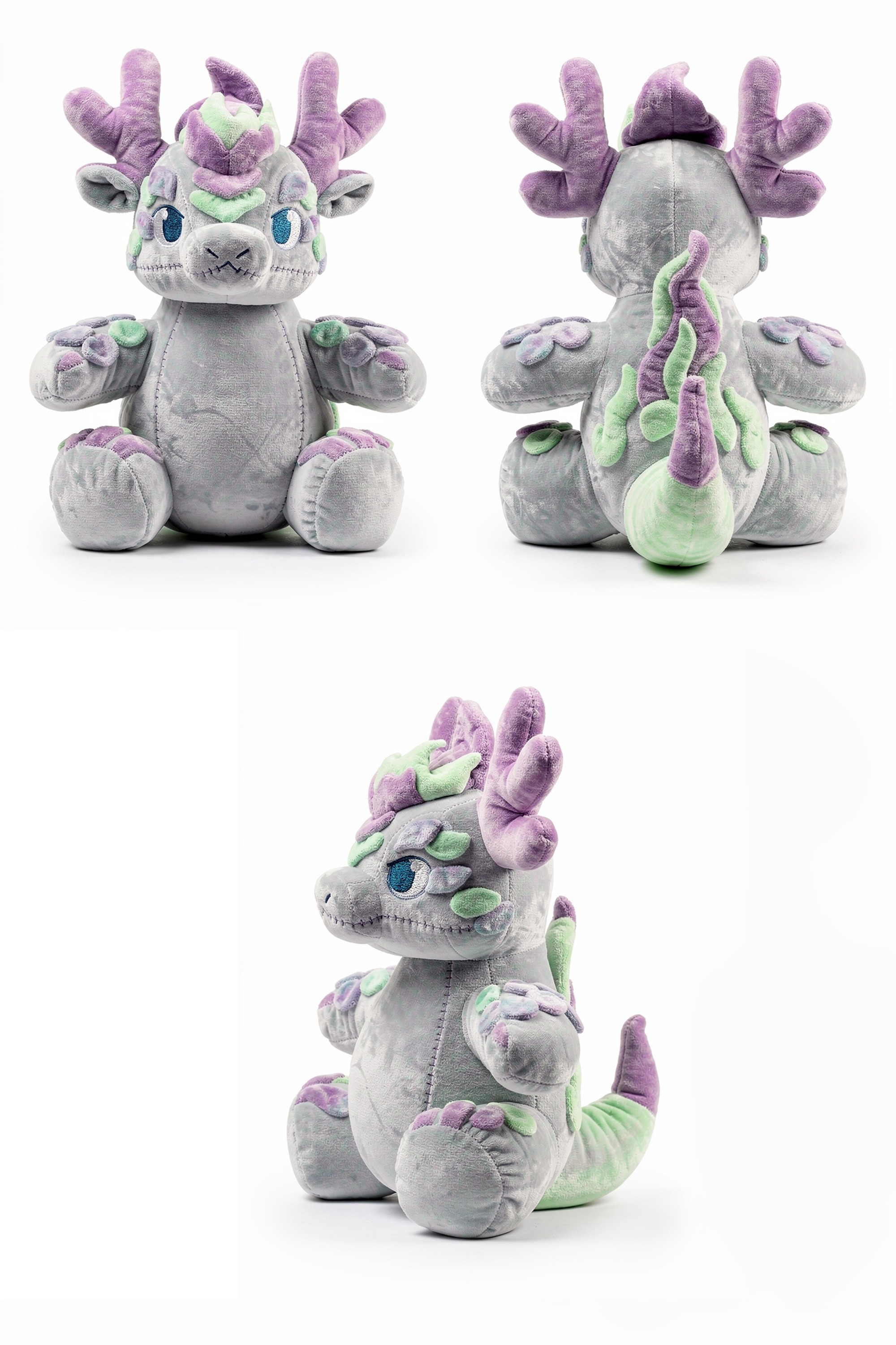 Fracture Wyrm - Adorable plush monster illustration