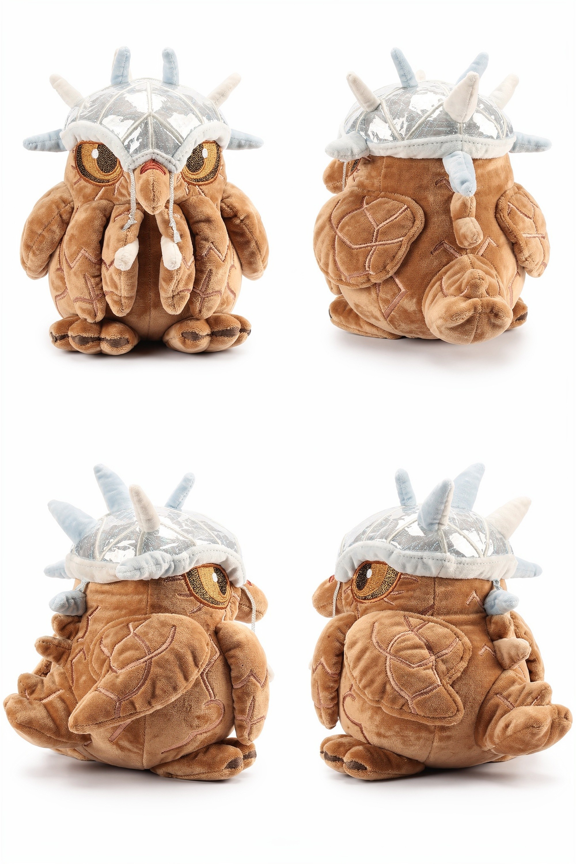 Frostgale Wraith - Adorable plush monster illustration