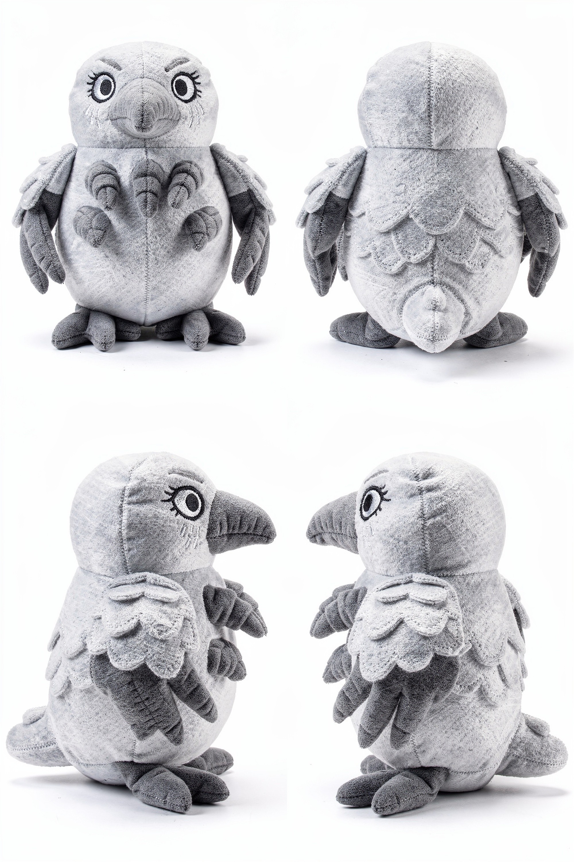 Frostmaw Specter - Adorable plush monster illustration