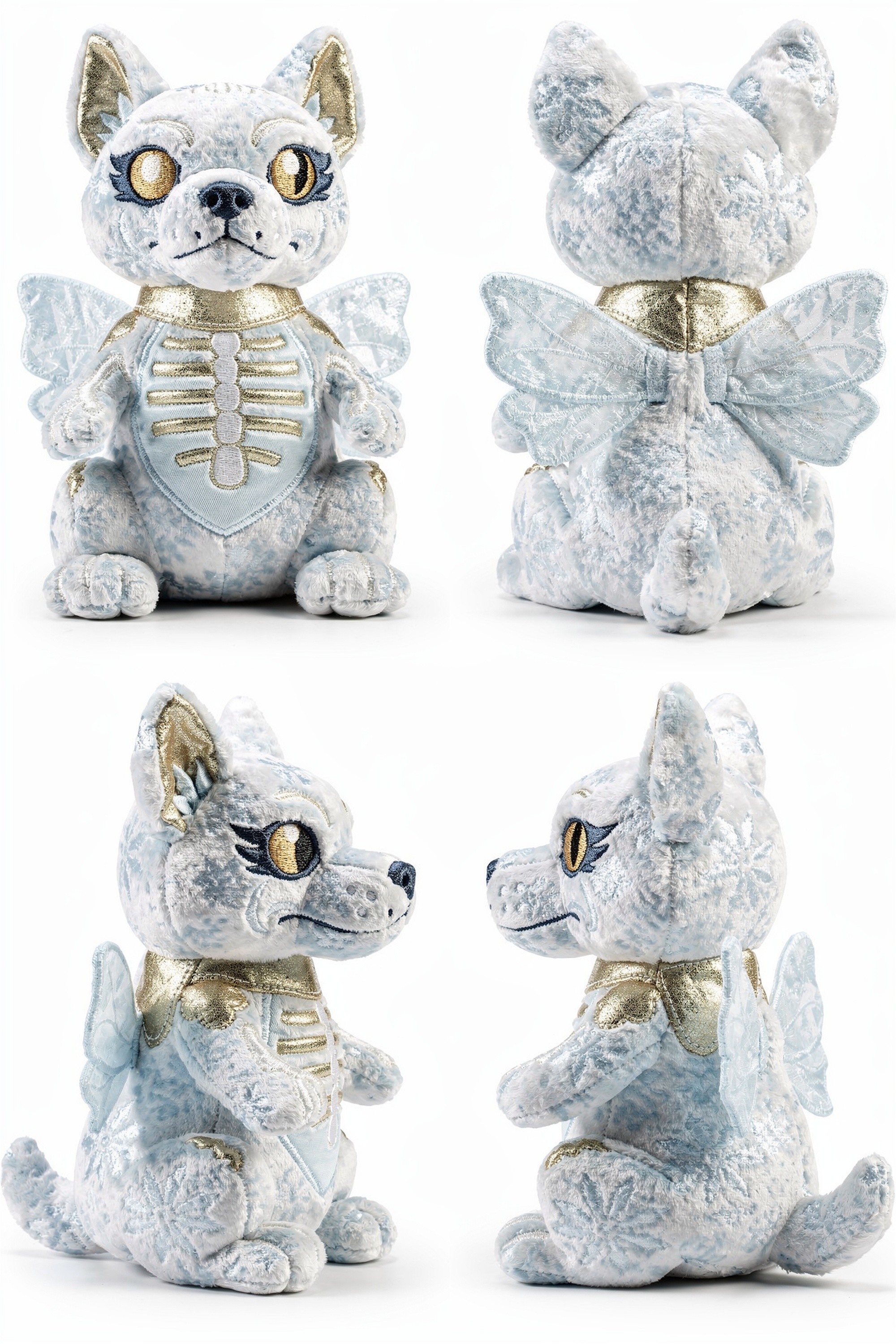 Frostsnap Hound - Adorable plush monster illustration