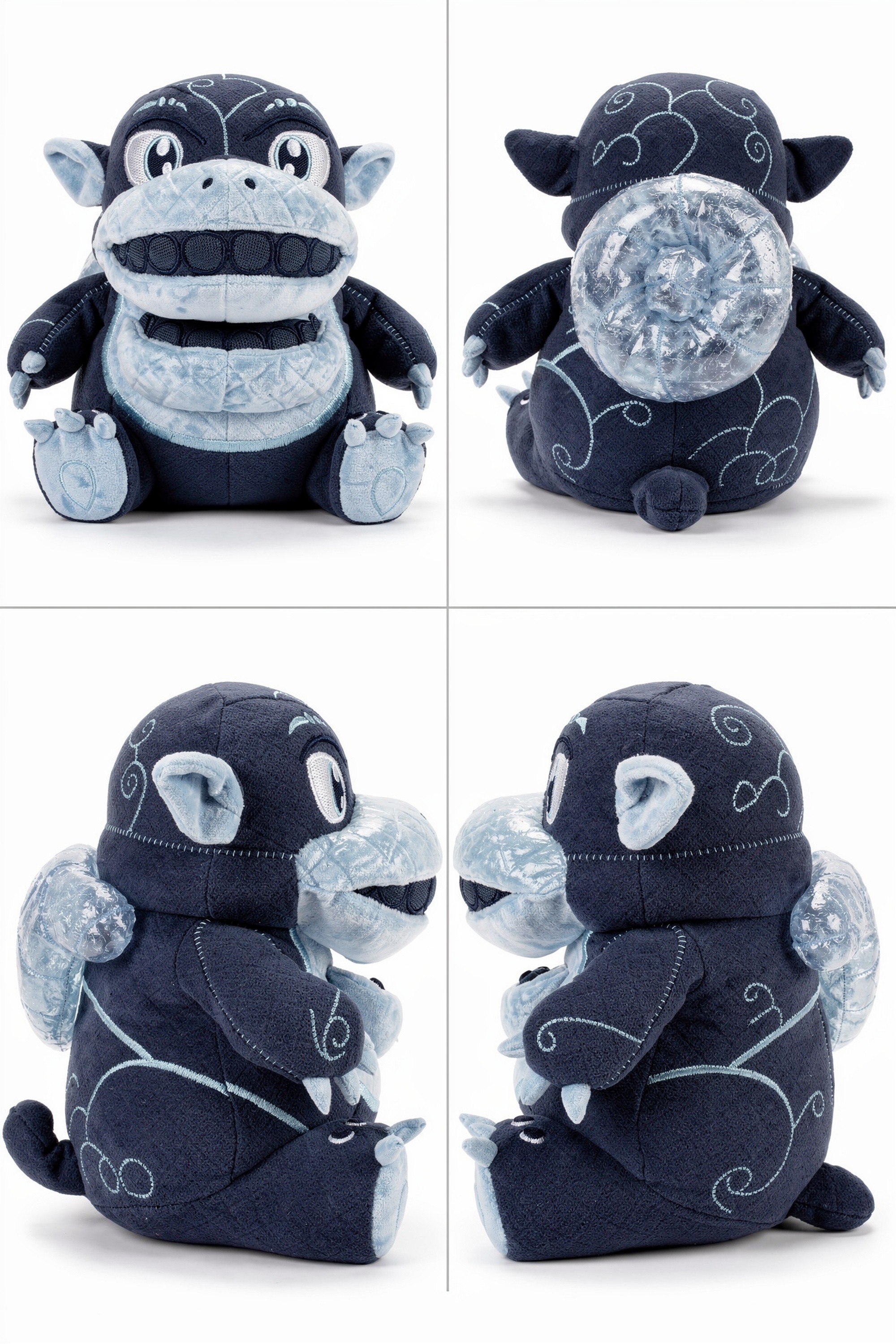 Glacial Maw - Adorable plush monster illustration