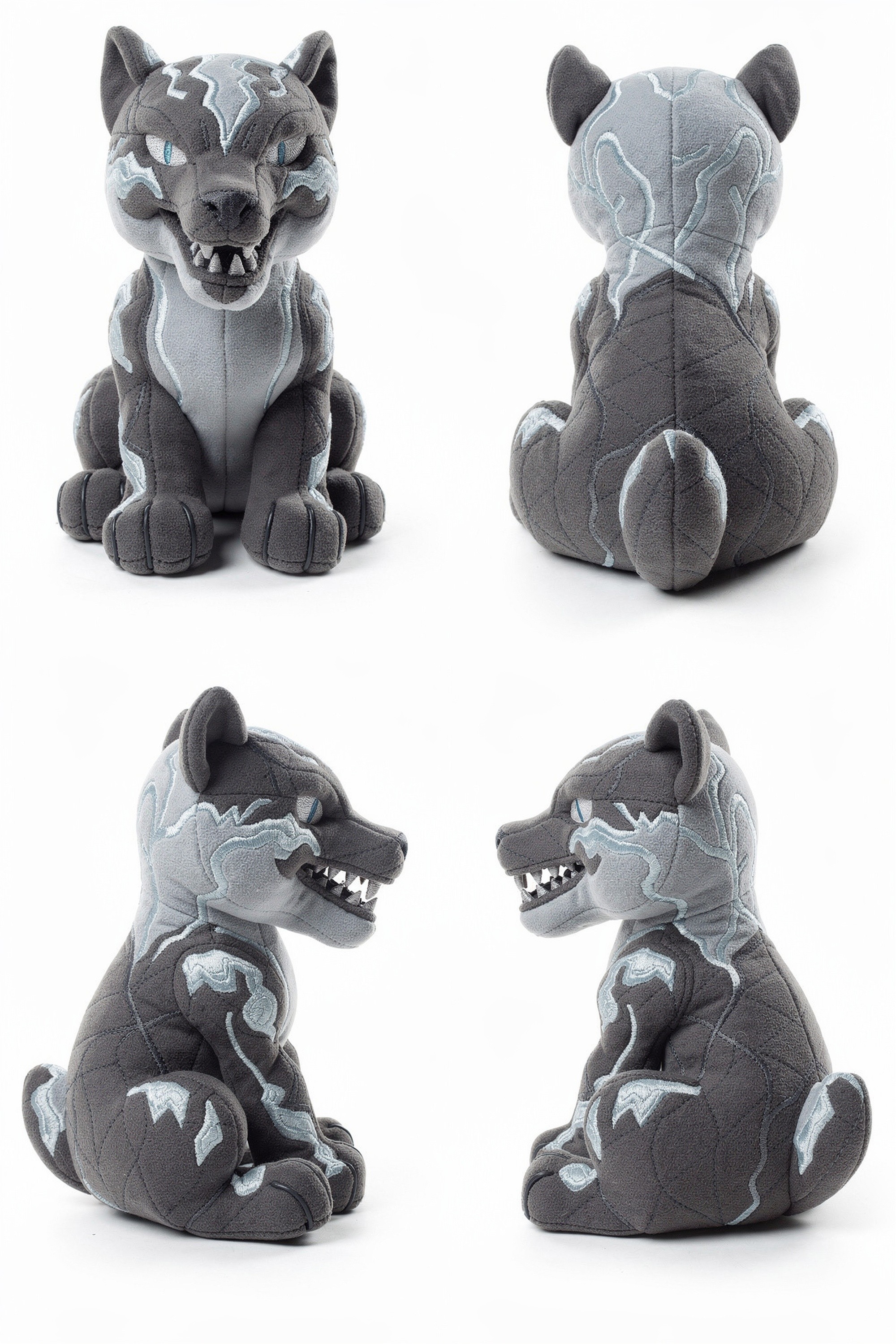 Glacial Prowler - Adorable plush monster illustration