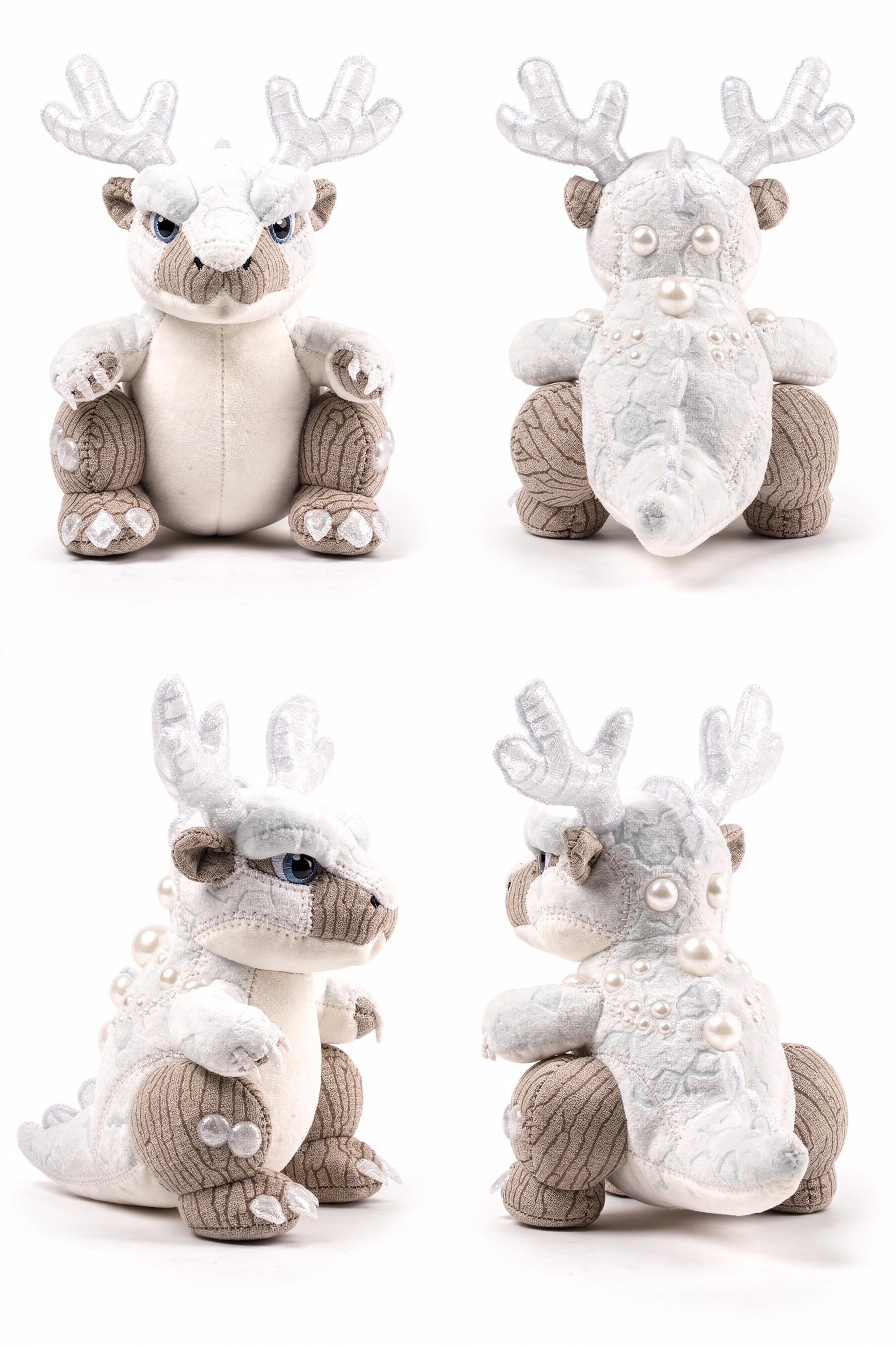 Glacial Verdant - Adorable plush monster illustration