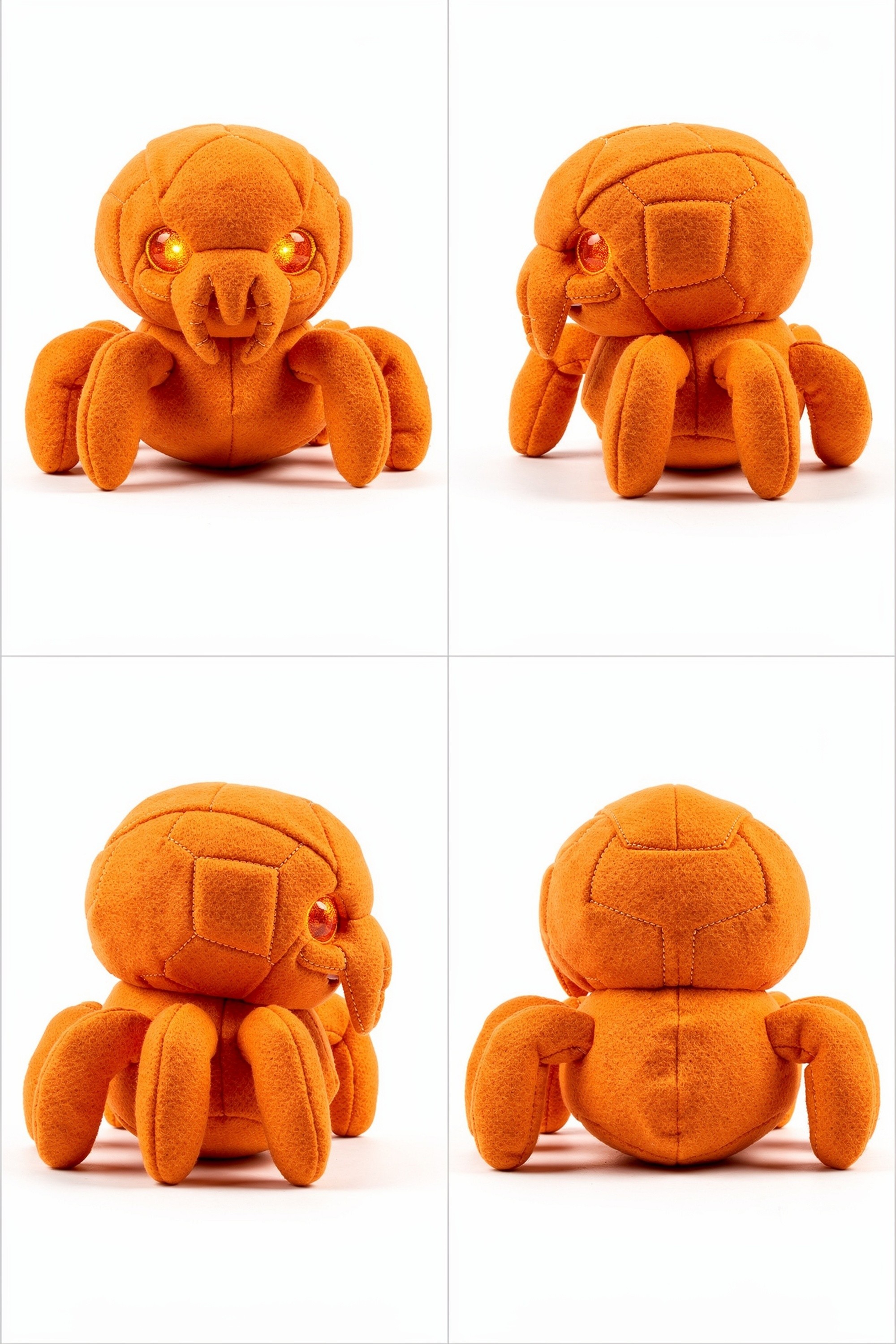 Glassweaver Mote - Adorable plush monster illustration