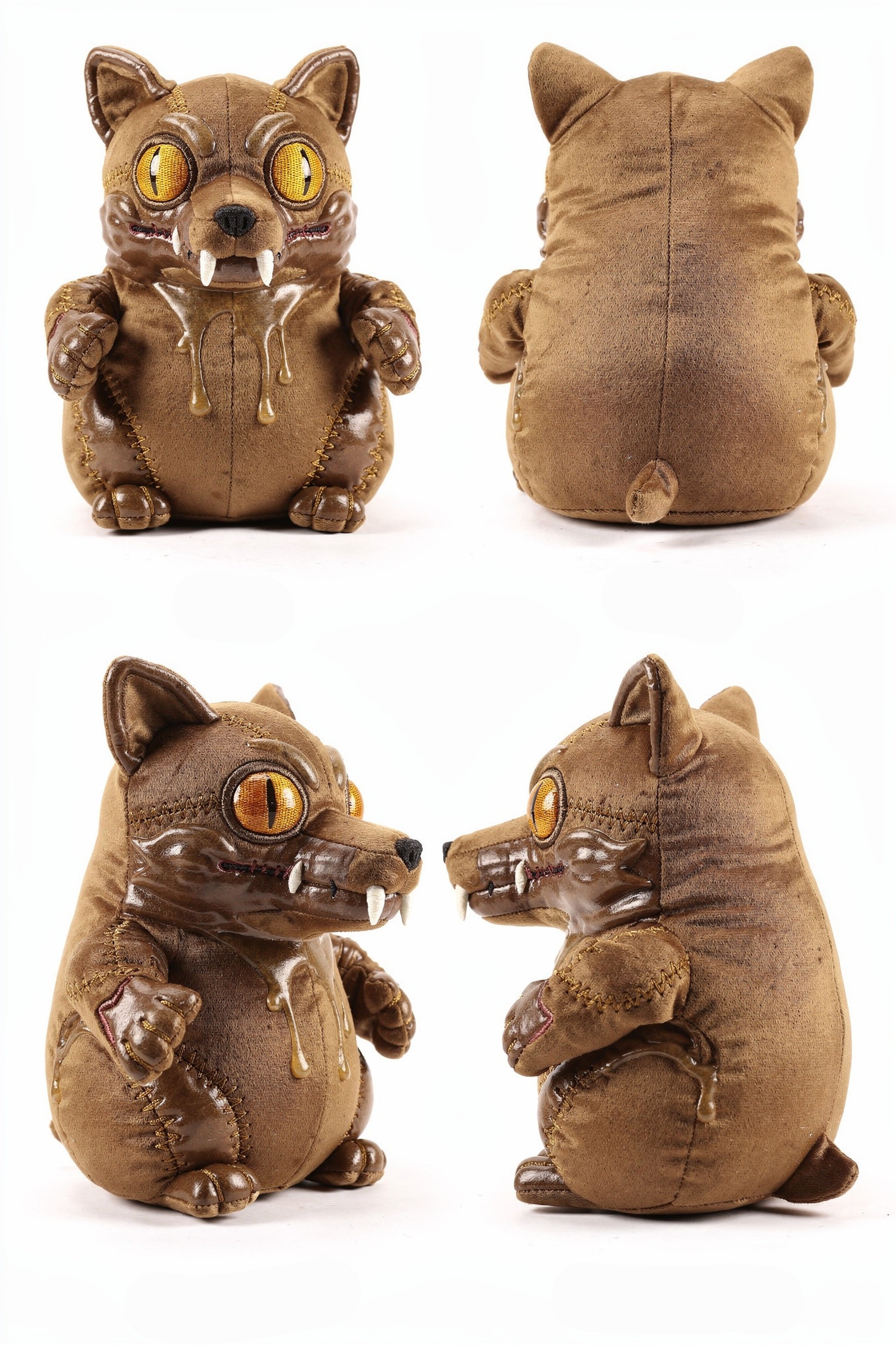 Glutmaw Foxling - Adorable plush monster illustration