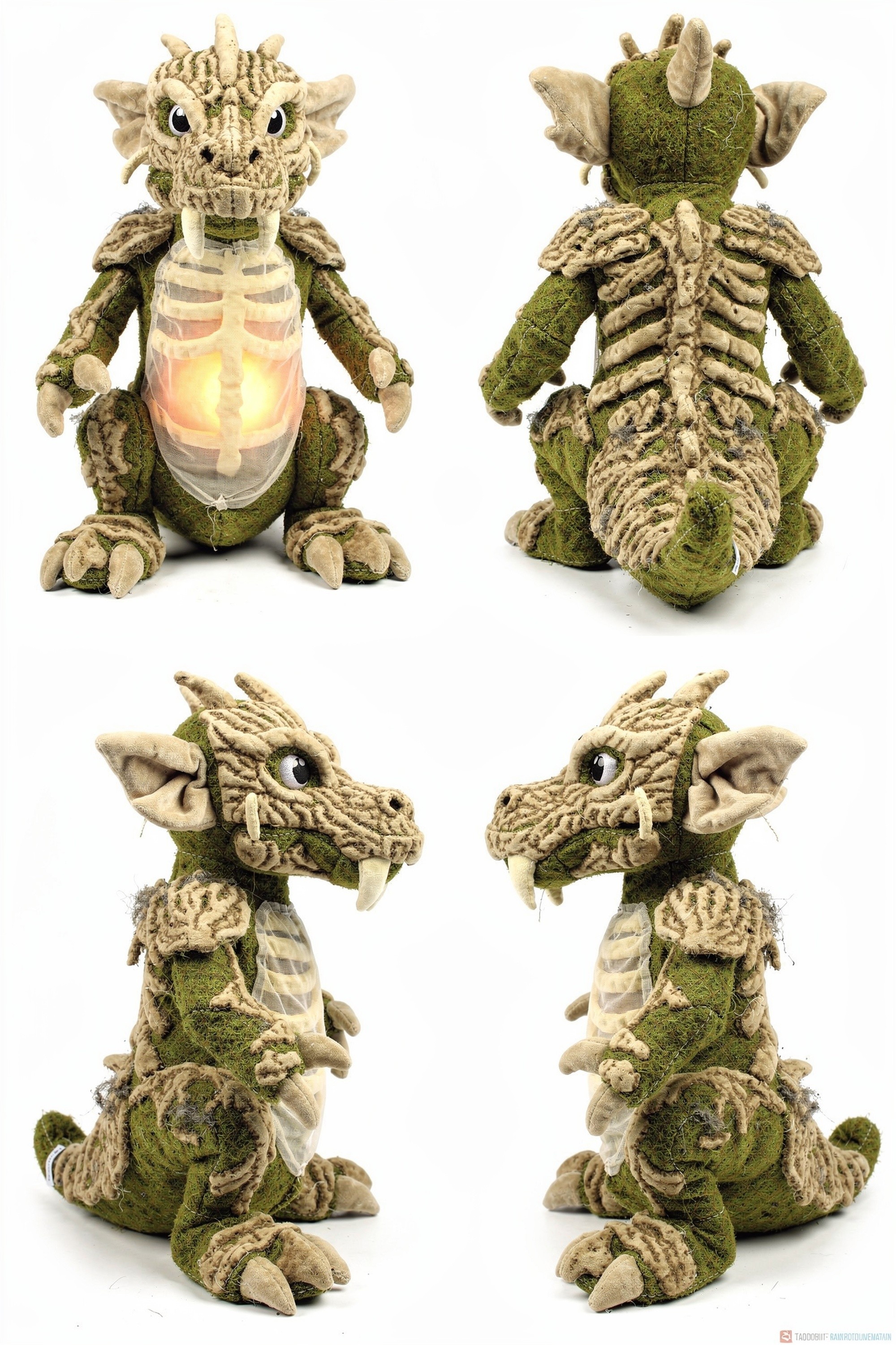 Gnawbone Revenant - Adorable plush monster illustration