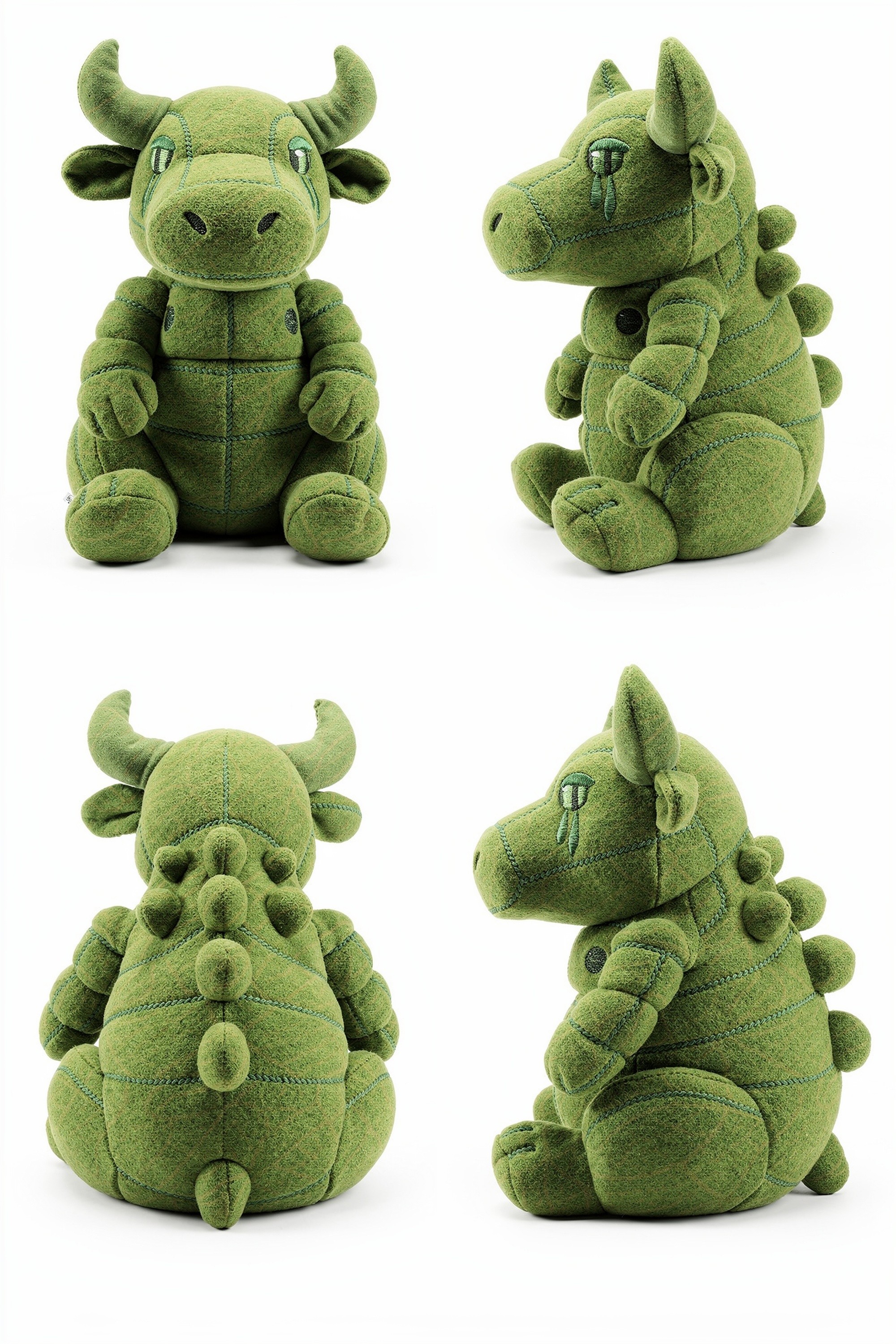 Granite Mourner - Adorable plush monster illustration