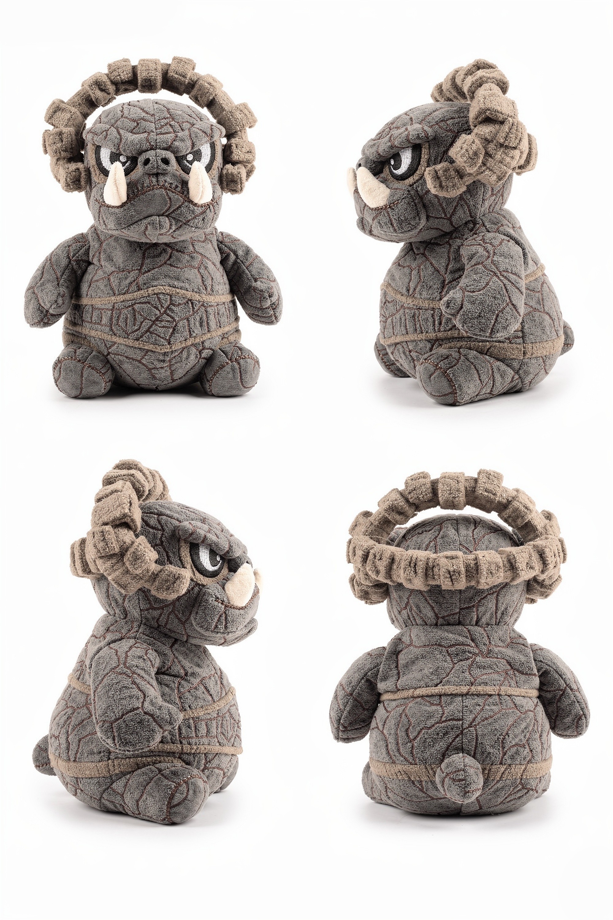 Gravemaw Tyrant - Adorable plush monster illustration