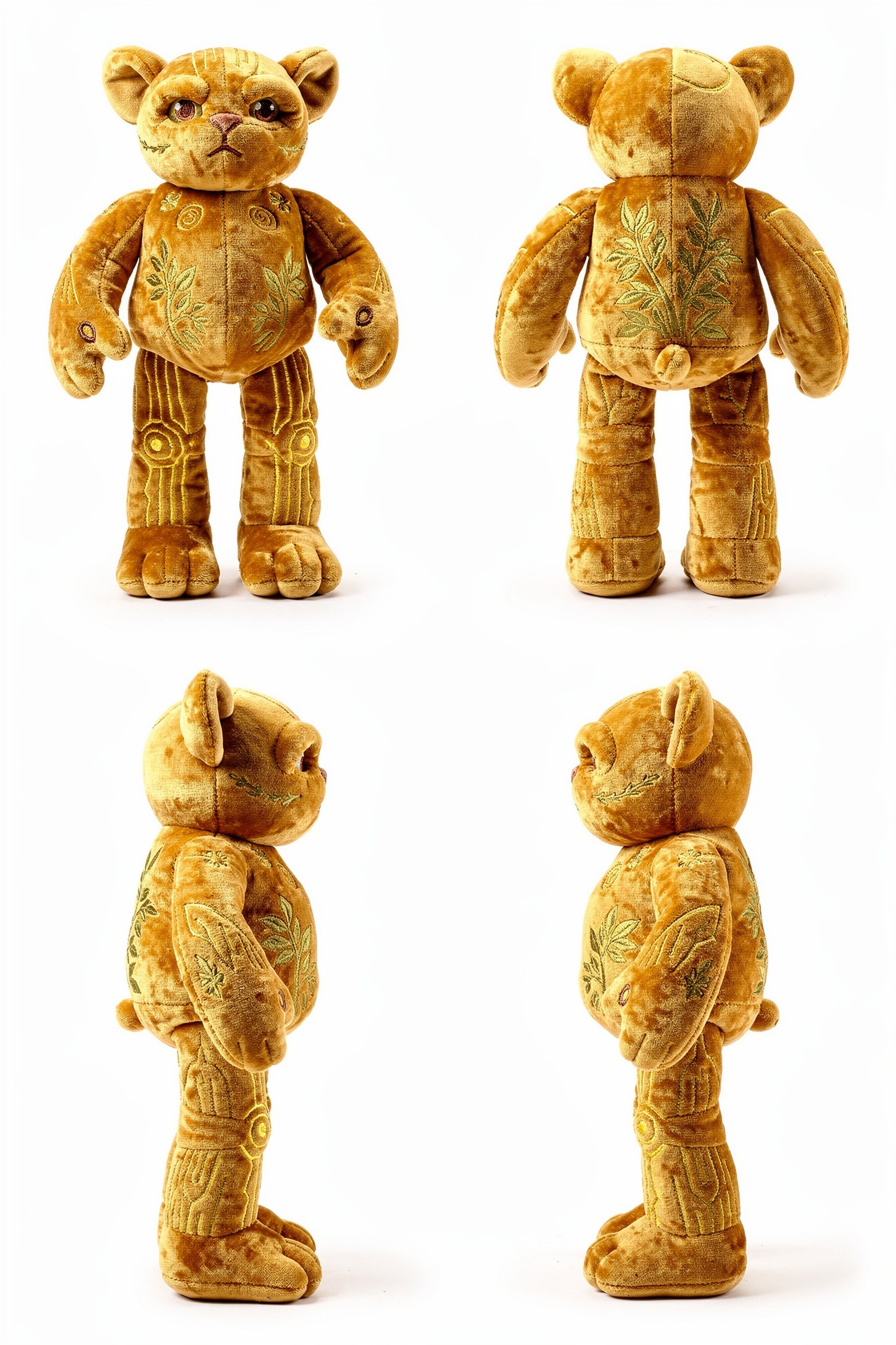 Heartwood Colossus - Adorable plush monster illustration