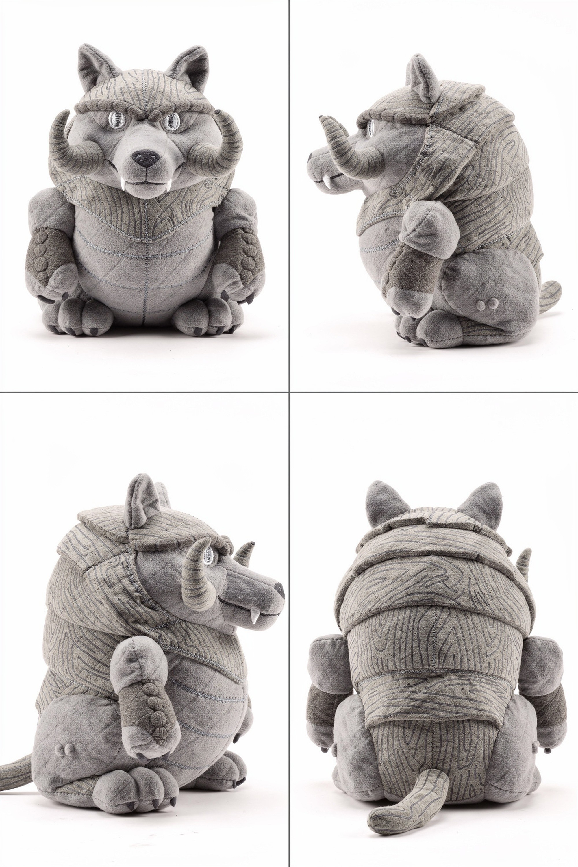 Heartwood Prowler - Adorable plush monster illustration