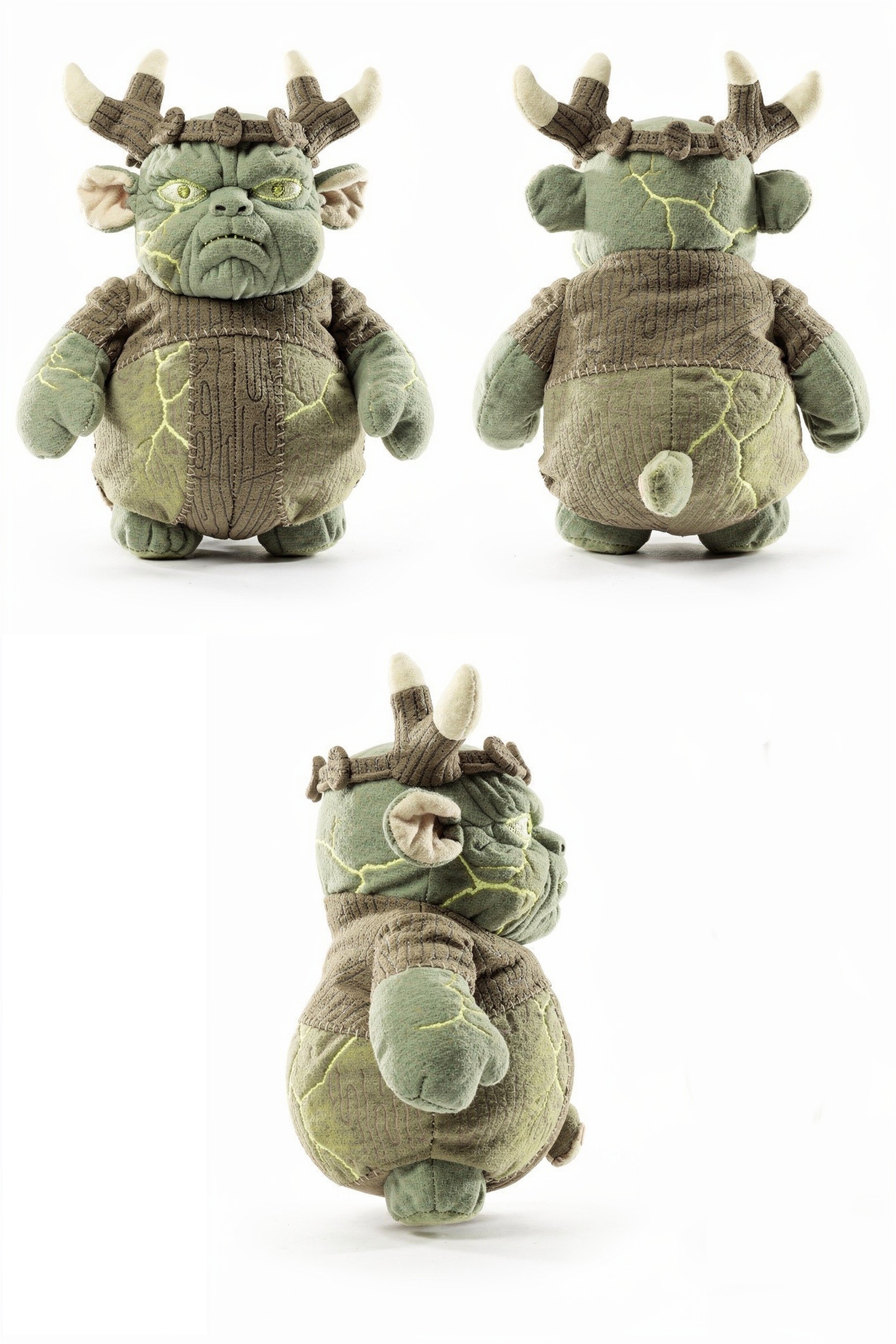 Heartwood Seraph - Adorable plush monster illustration