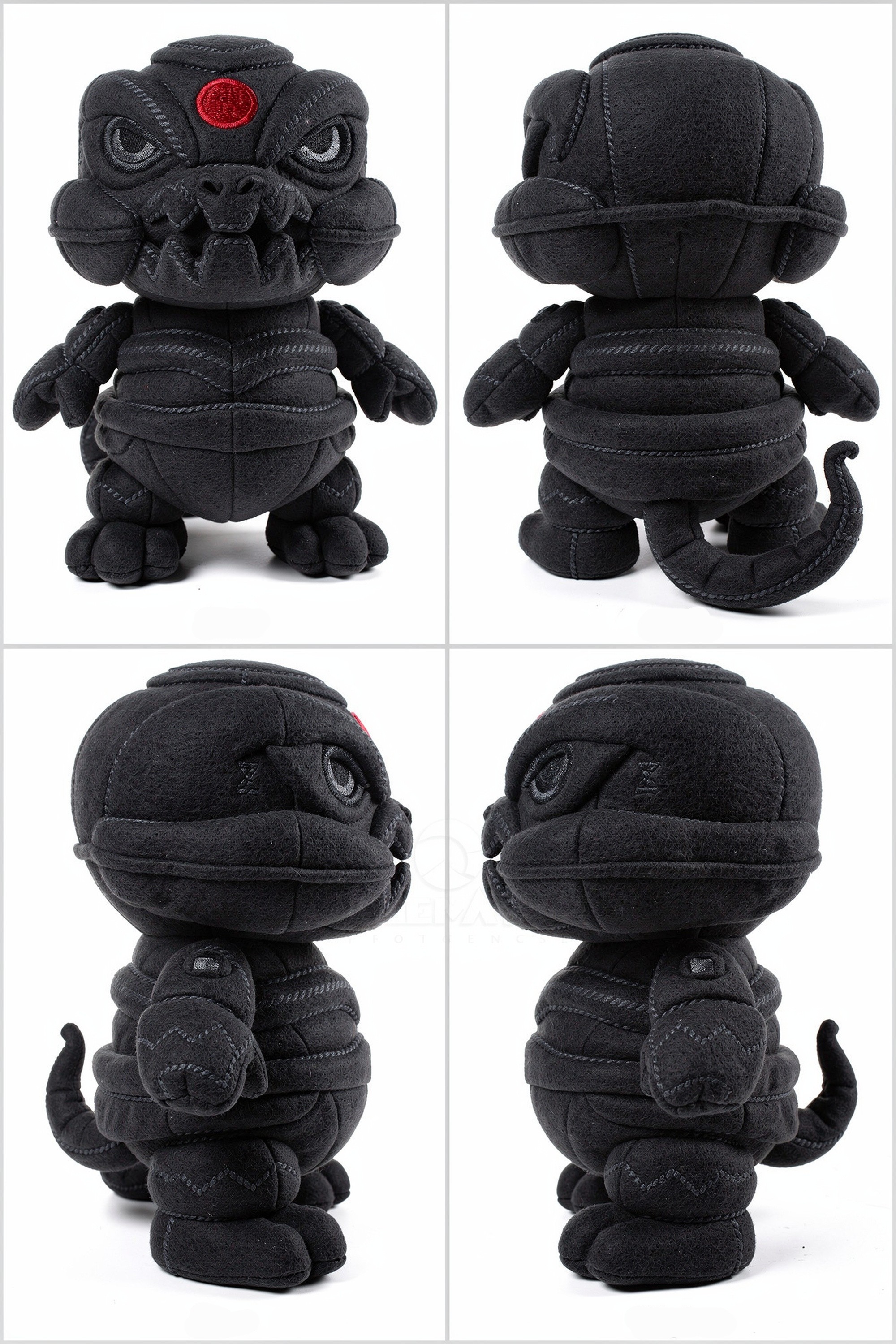 Ironveil Crawler - Adorable plush monster illustration