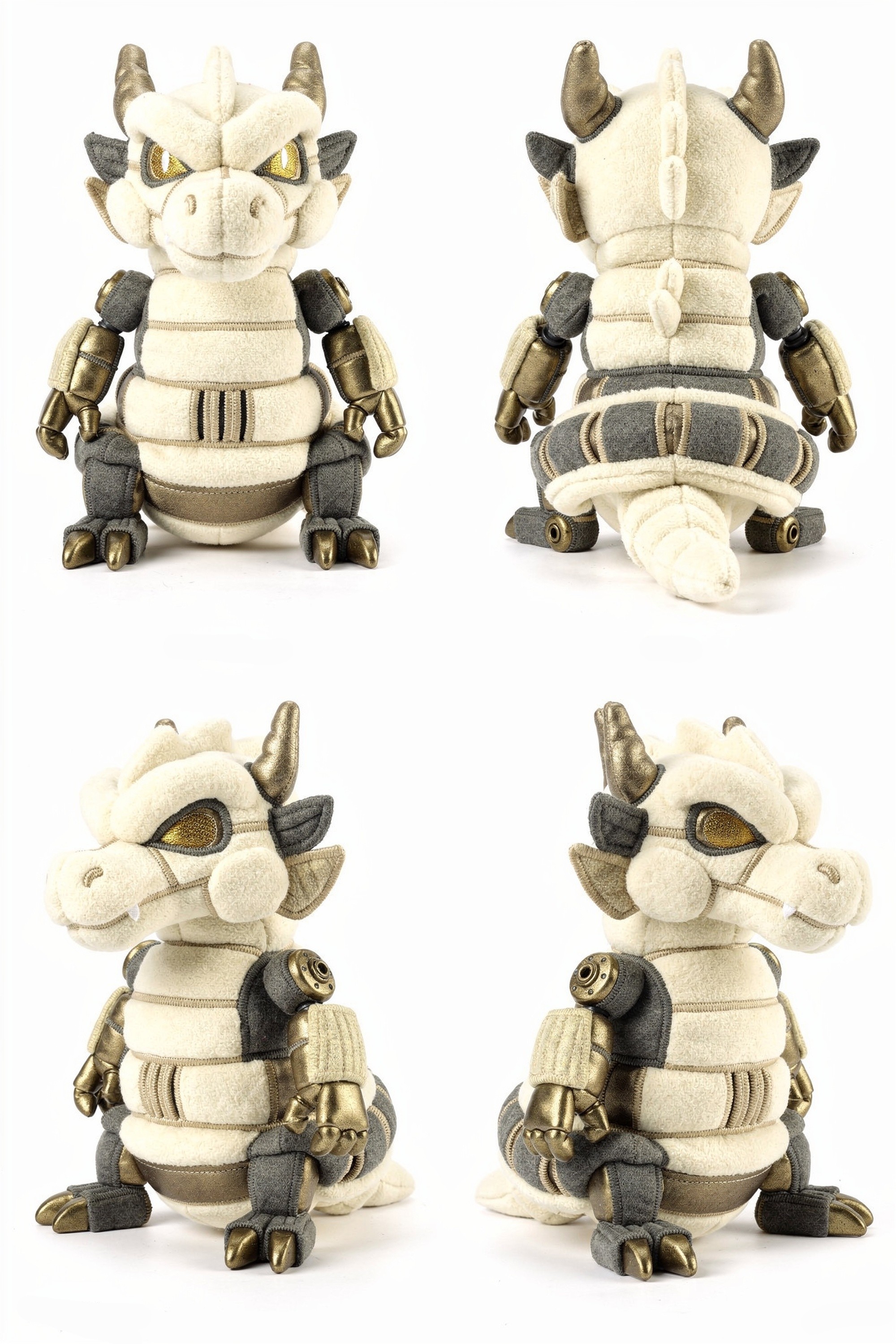 Ironwrath Serpent - Adorable plush monster illustration