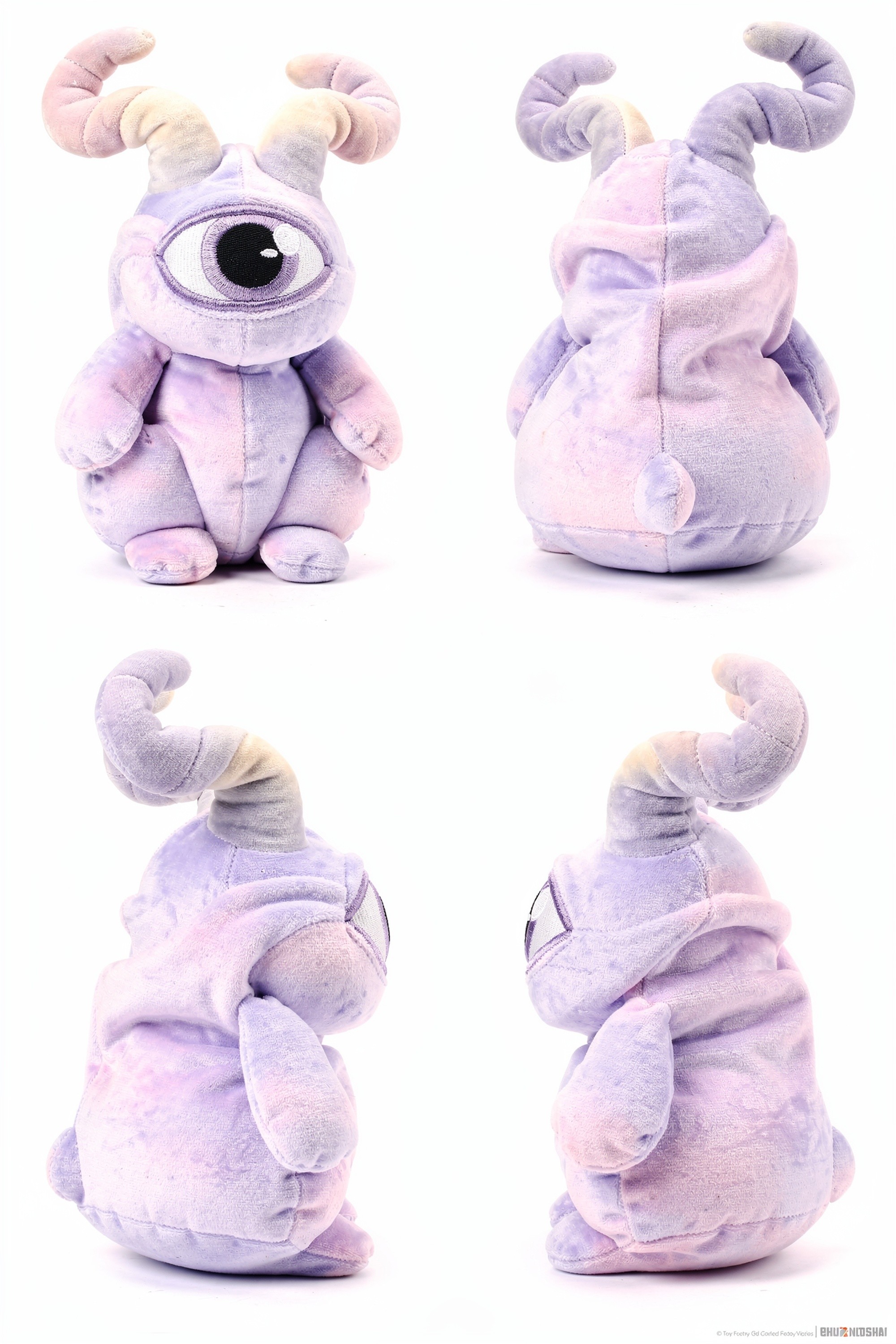 Lavender Narcissus - Adorable plush monster illustration