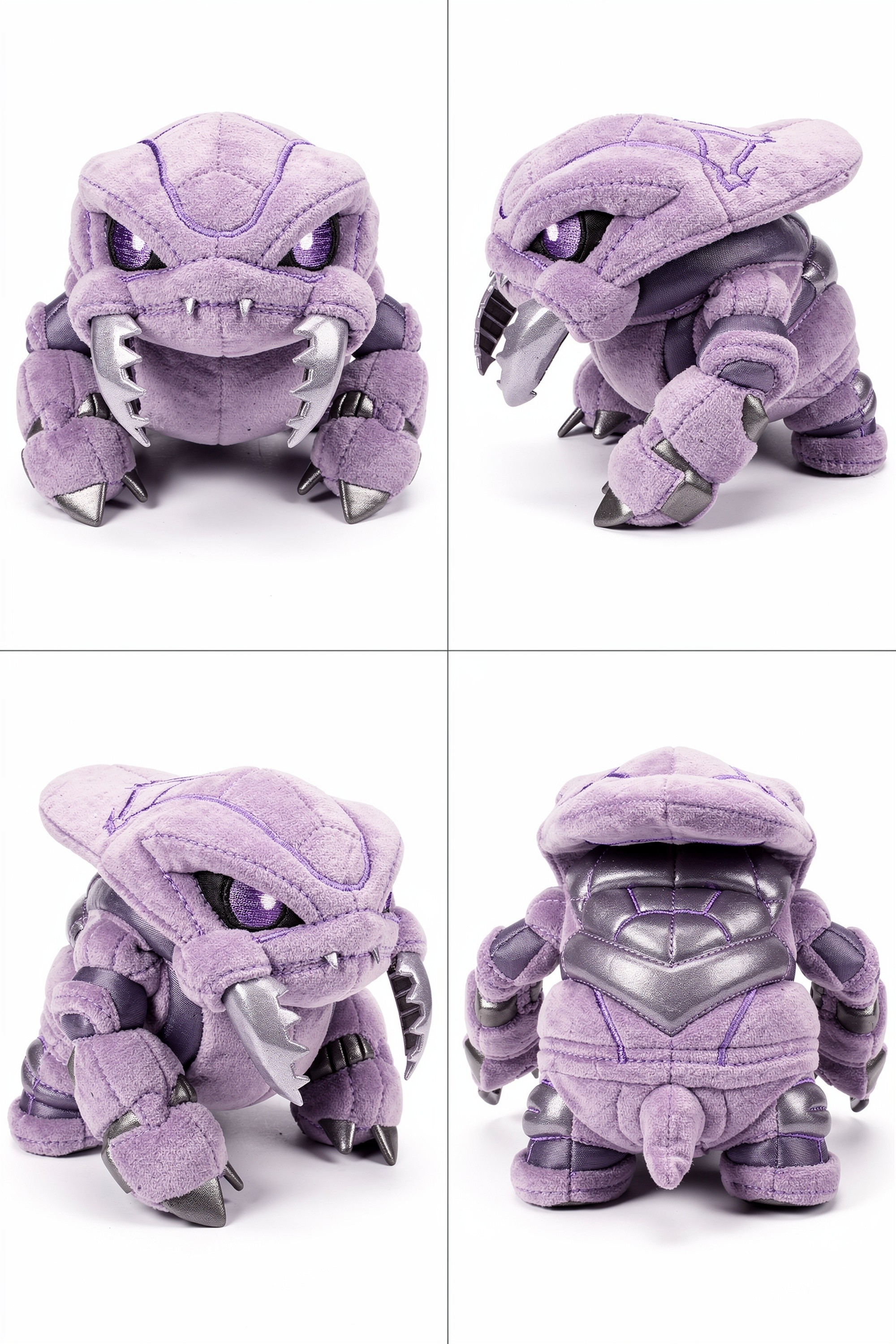Lavender Reaper - Adorable plush monster illustration