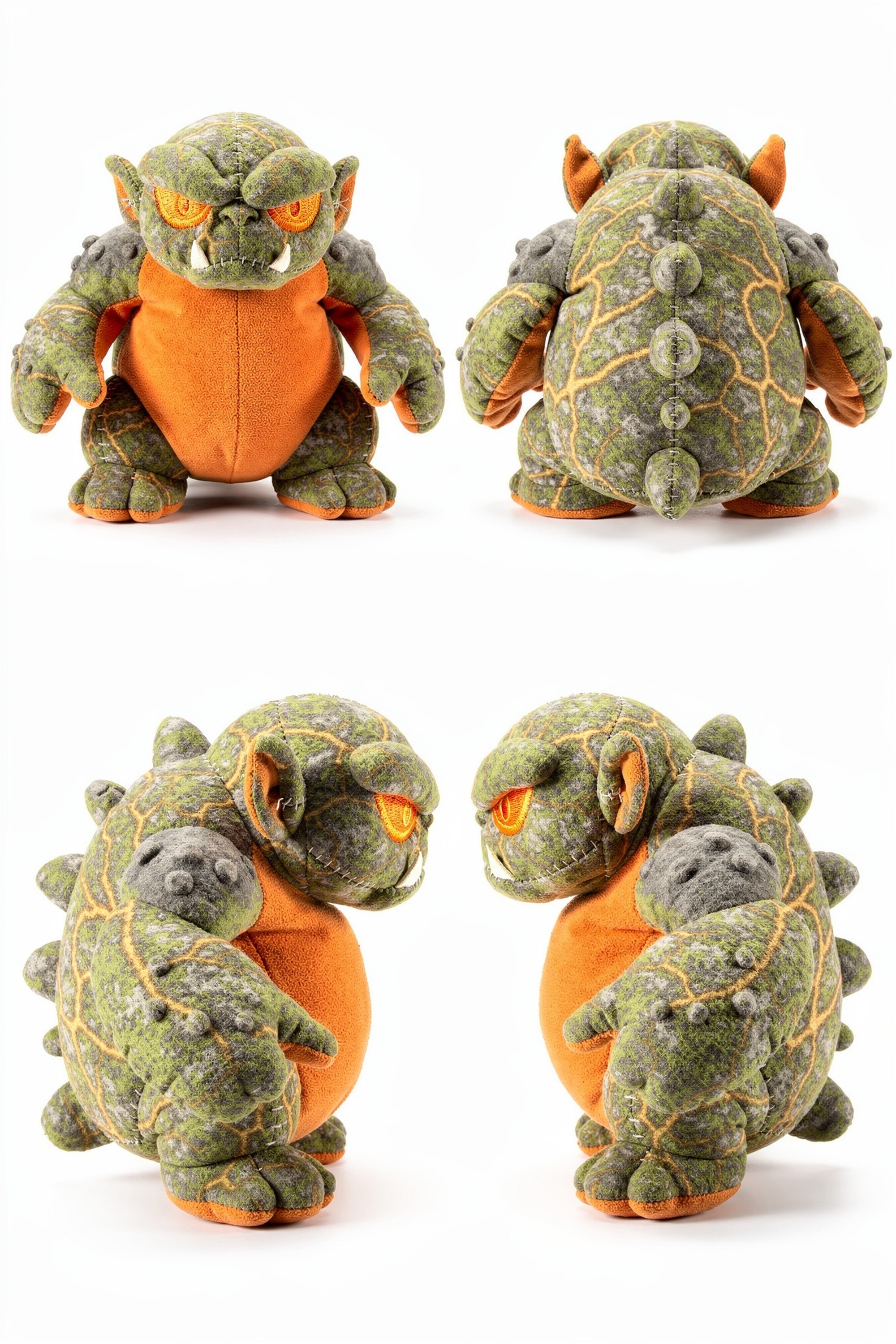 Lichen Brute - Adorable plush monster illustration