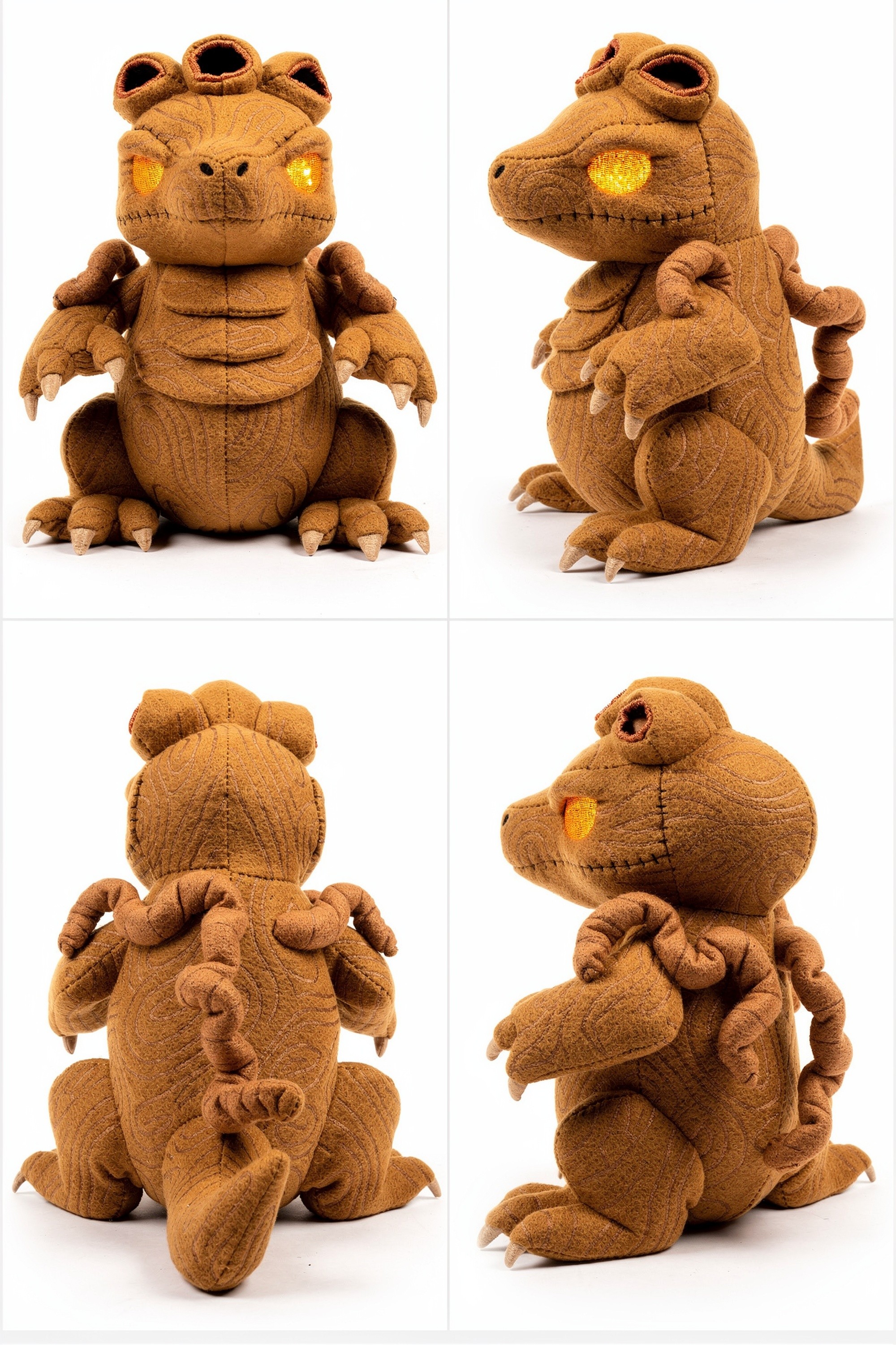 Lignum Theropod - Adorable plush monster illustration