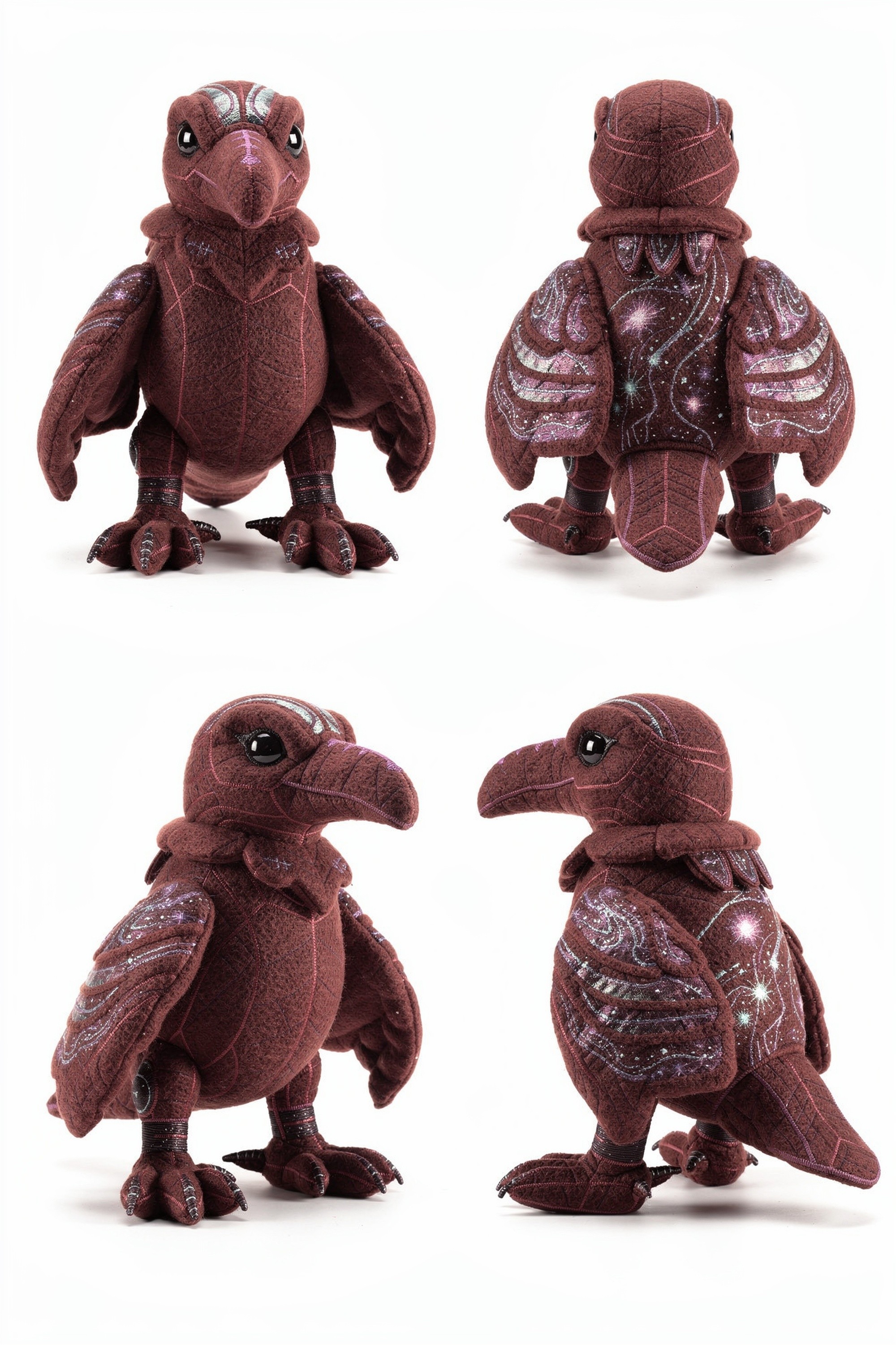 Mahogany Void - Adorable plush monster illustration