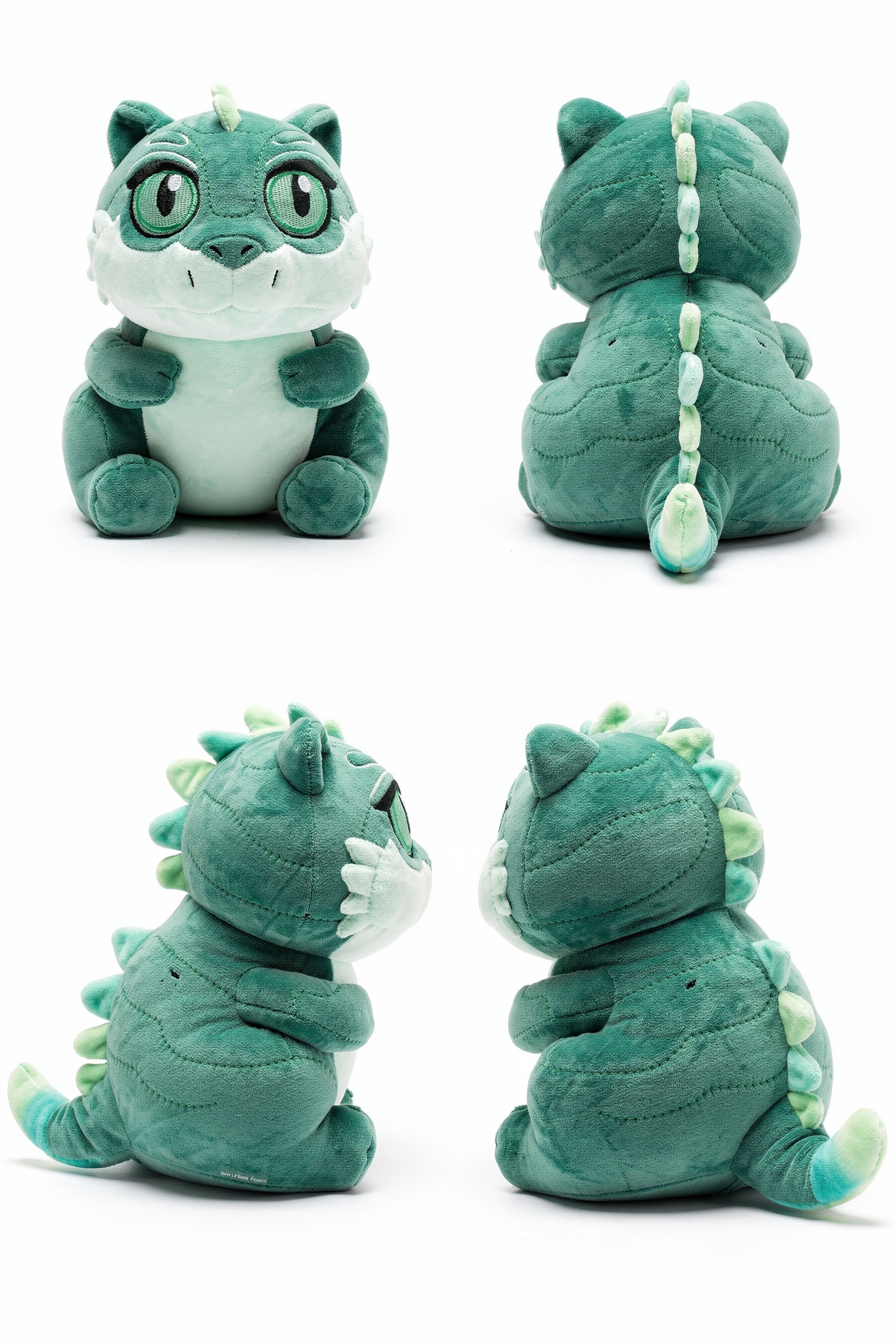 Malachite Phantom - Adorable plush monster illustration