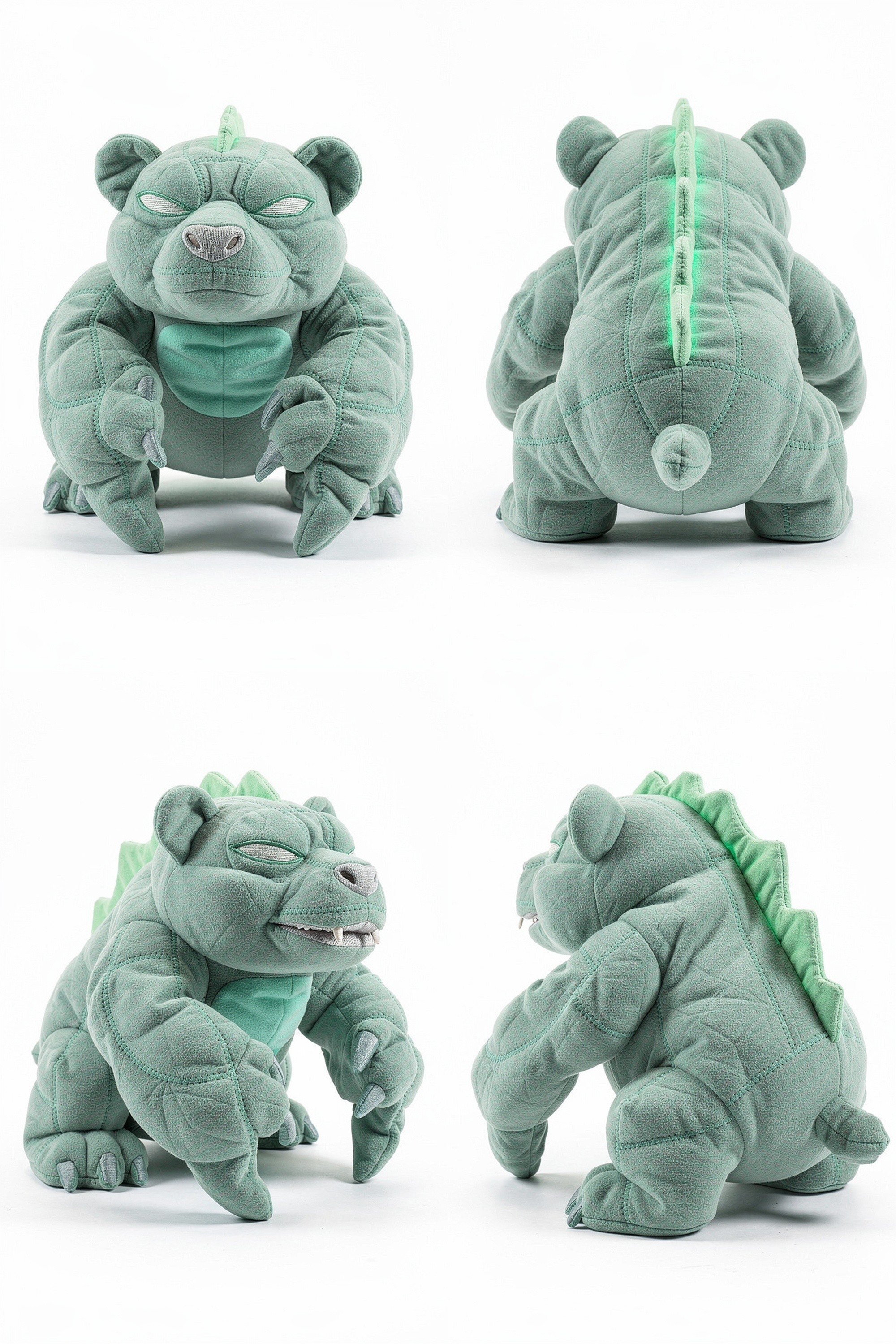 Mantear Vigil - Adorable plush monster illustration