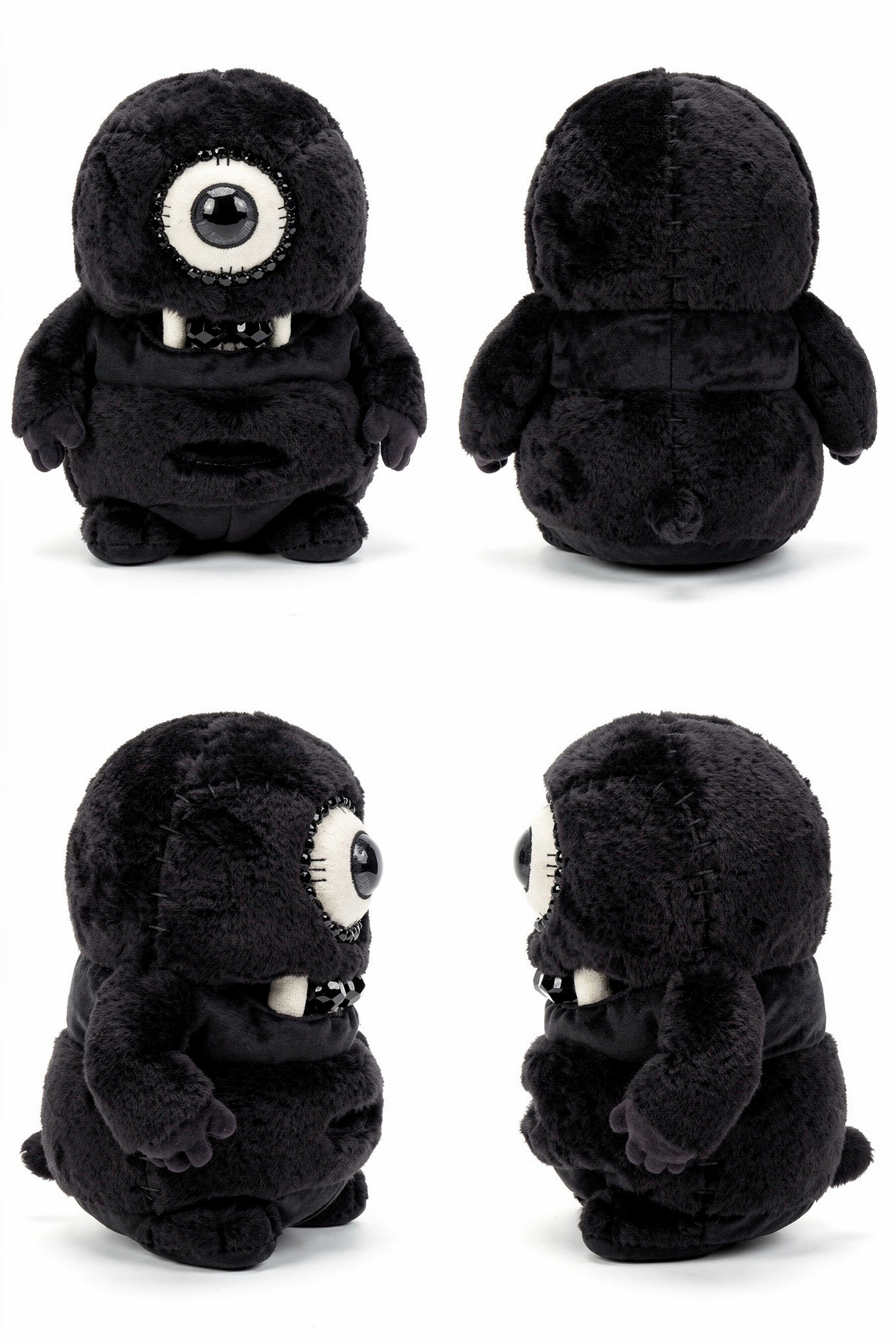 Mirrorborn Gaze - Adorable plush monster illustration